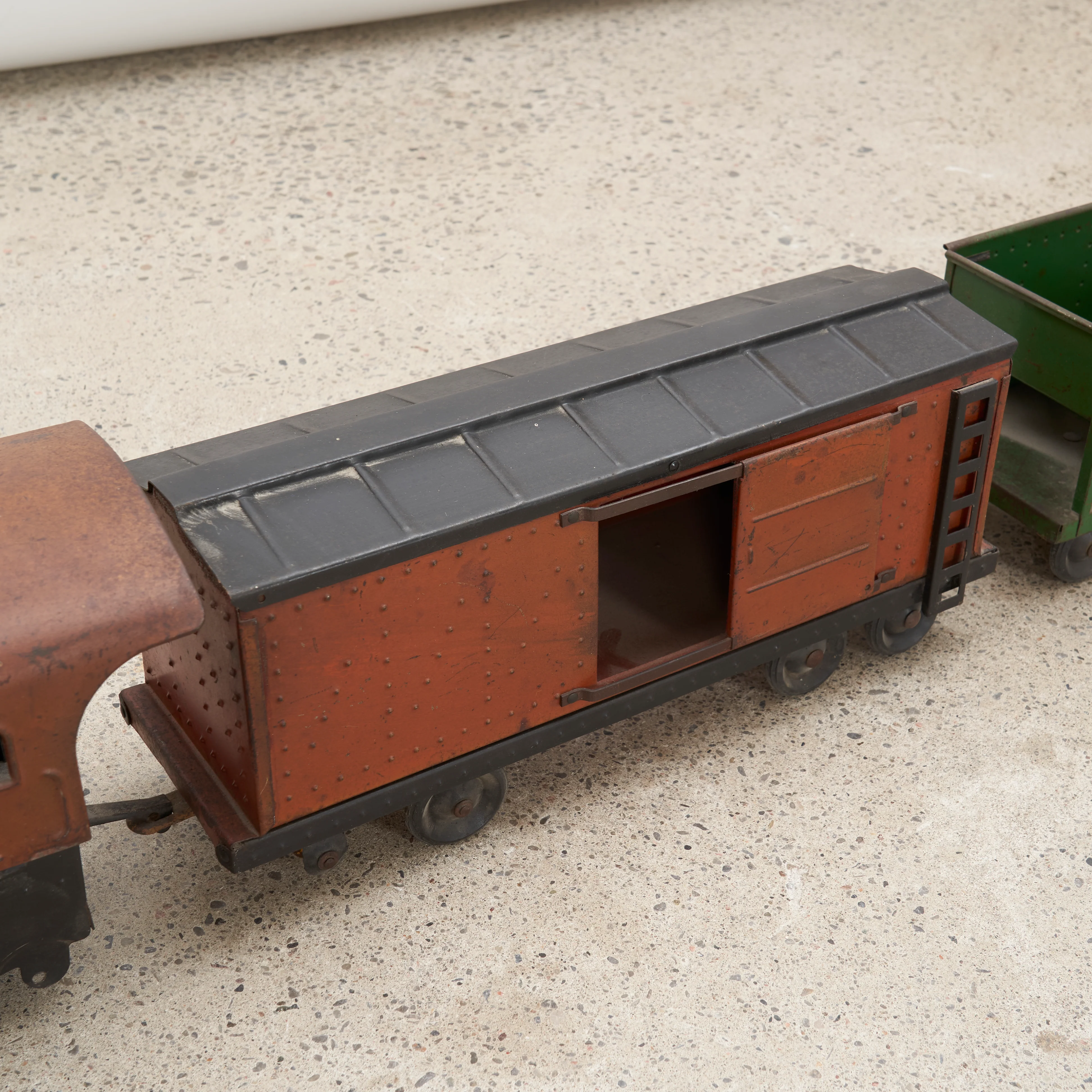 1930's 'Cor-Cor' Toy Train Set by Corcoran Mfg. Co. - Image 4