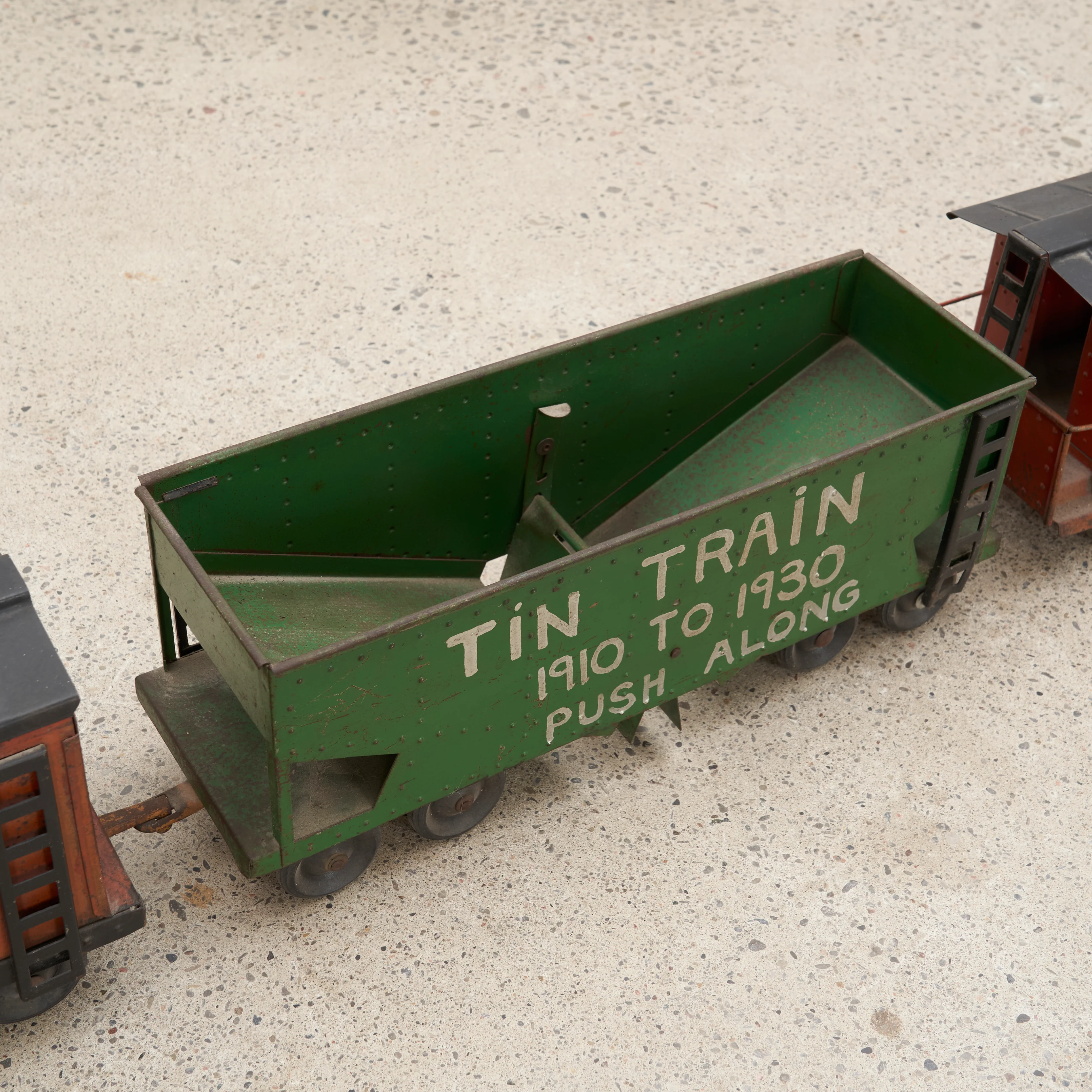 1930's 'Cor-Cor' Toy Train Set by Corcoran Mfg. Co. - Image 5