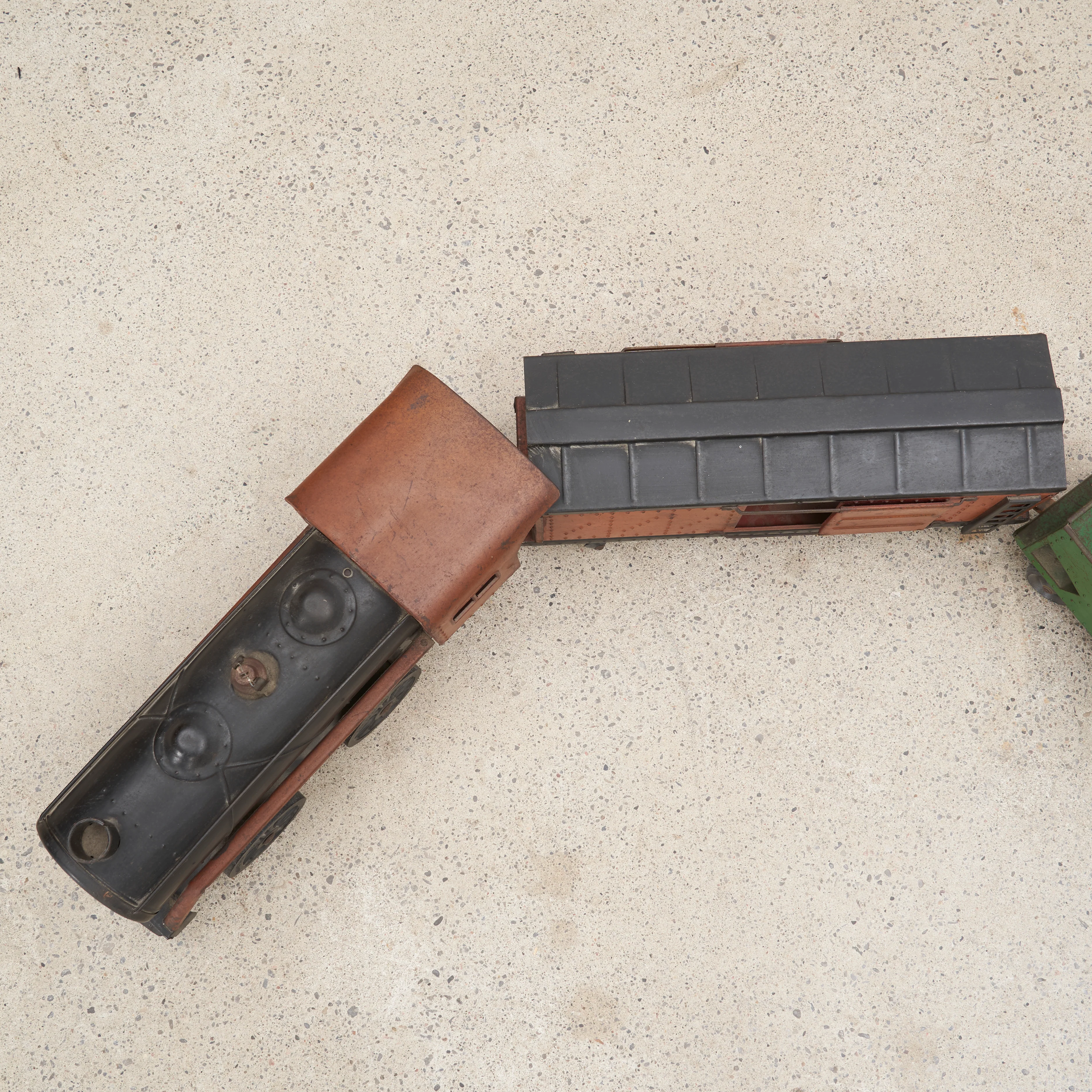 1930's 'Cor-Cor' Toy Train Set by Corcoran Mfg. Co. - Image 7