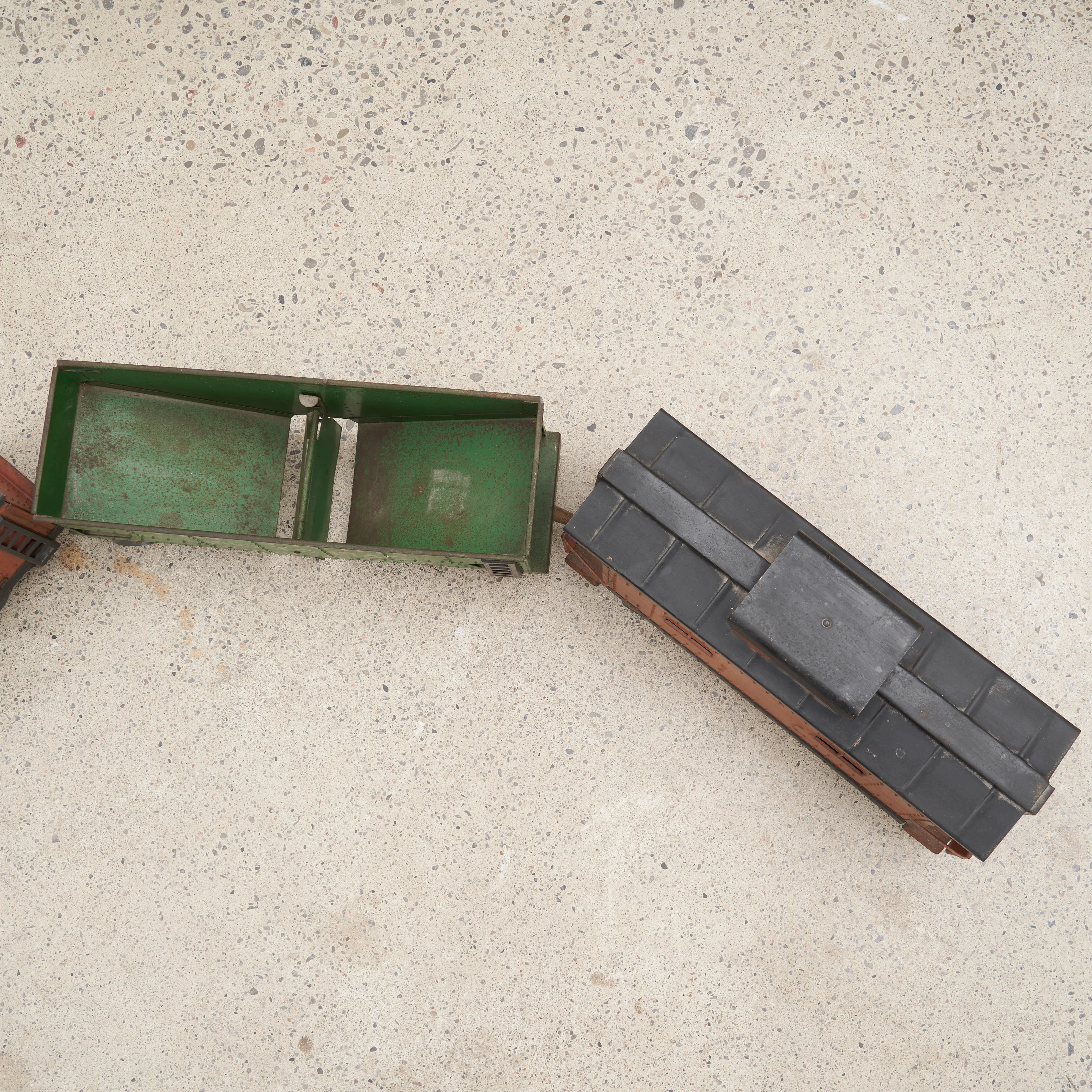 1930's 'Cor-Cor' Toy Train Set by Corcoran Mfg. Co. - Image 8