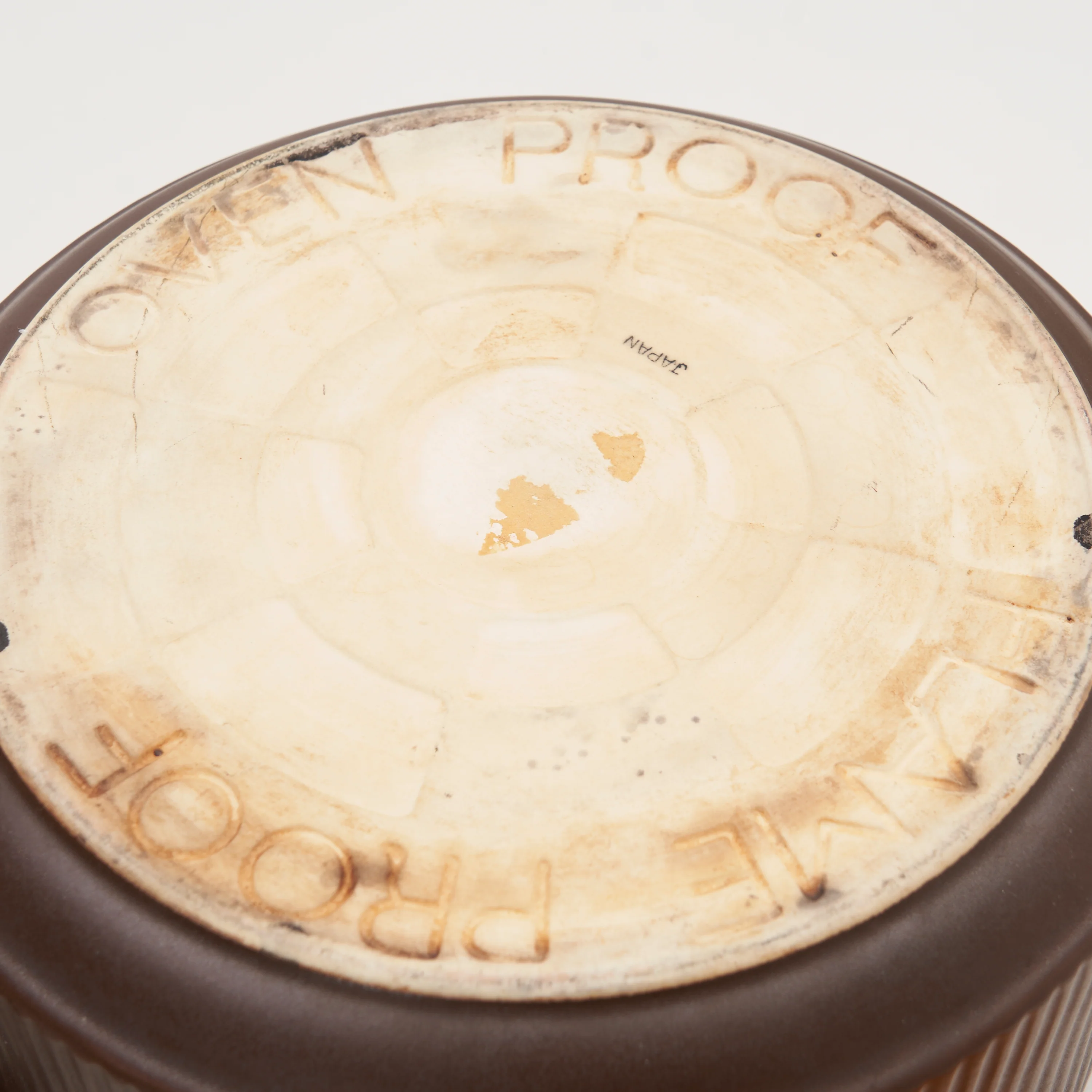 3 Piece Vintage Shungyo Stoneware Oven / Flame Proof Cooking Pots - Image 4