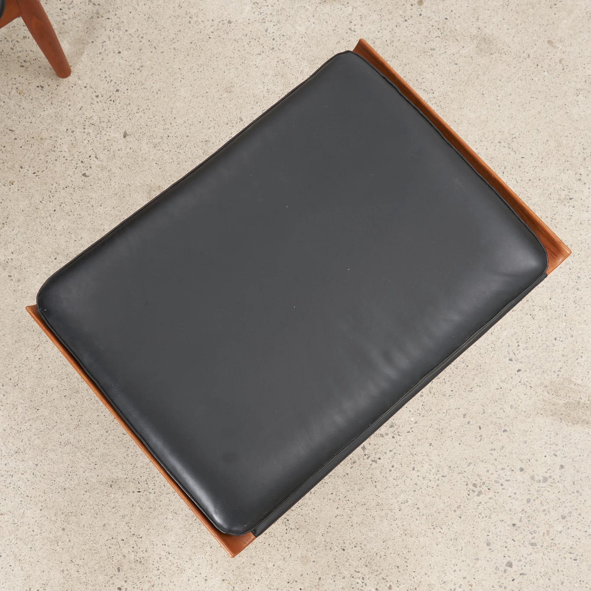 'Bwana' Teak & Leather Lounge Chair & Ottoman by Finn Juhl for France & Søn, Denmark - Image 14