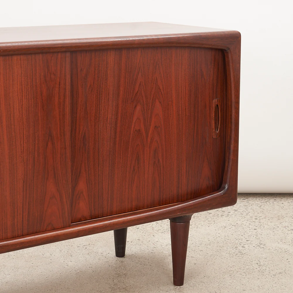 Compact Rosewood Sideboard by H.P. Hansen, Denmark - Image 9