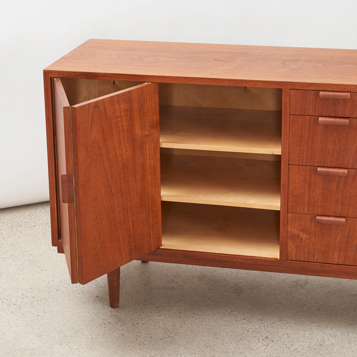 Compact Teak Sideboard by Carlo Jensen for Hundevad & Co., Denmark - Image 3