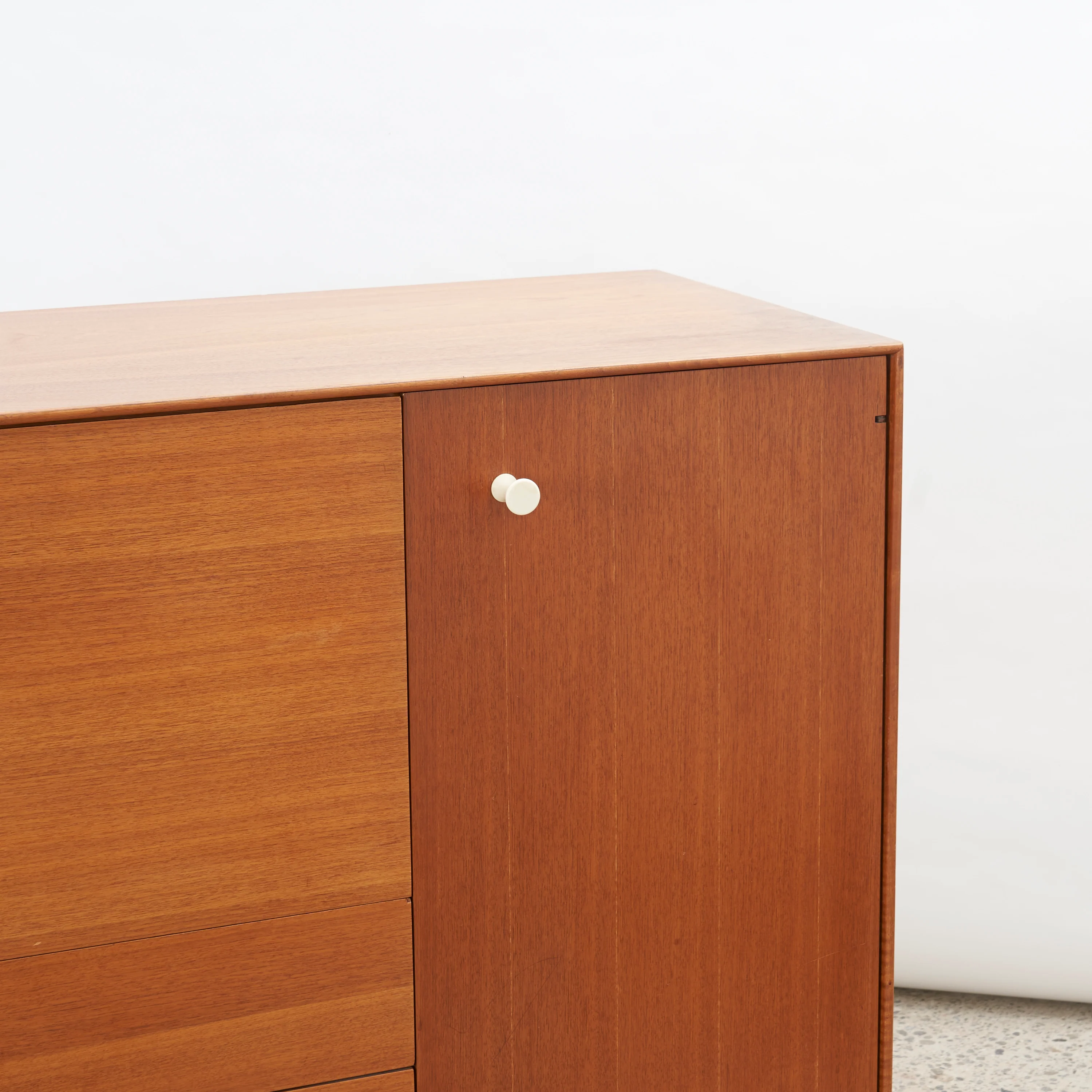 George Nelson Walnut Thin Edge Drop-Front Secretary For Herman Miller - Image 4
