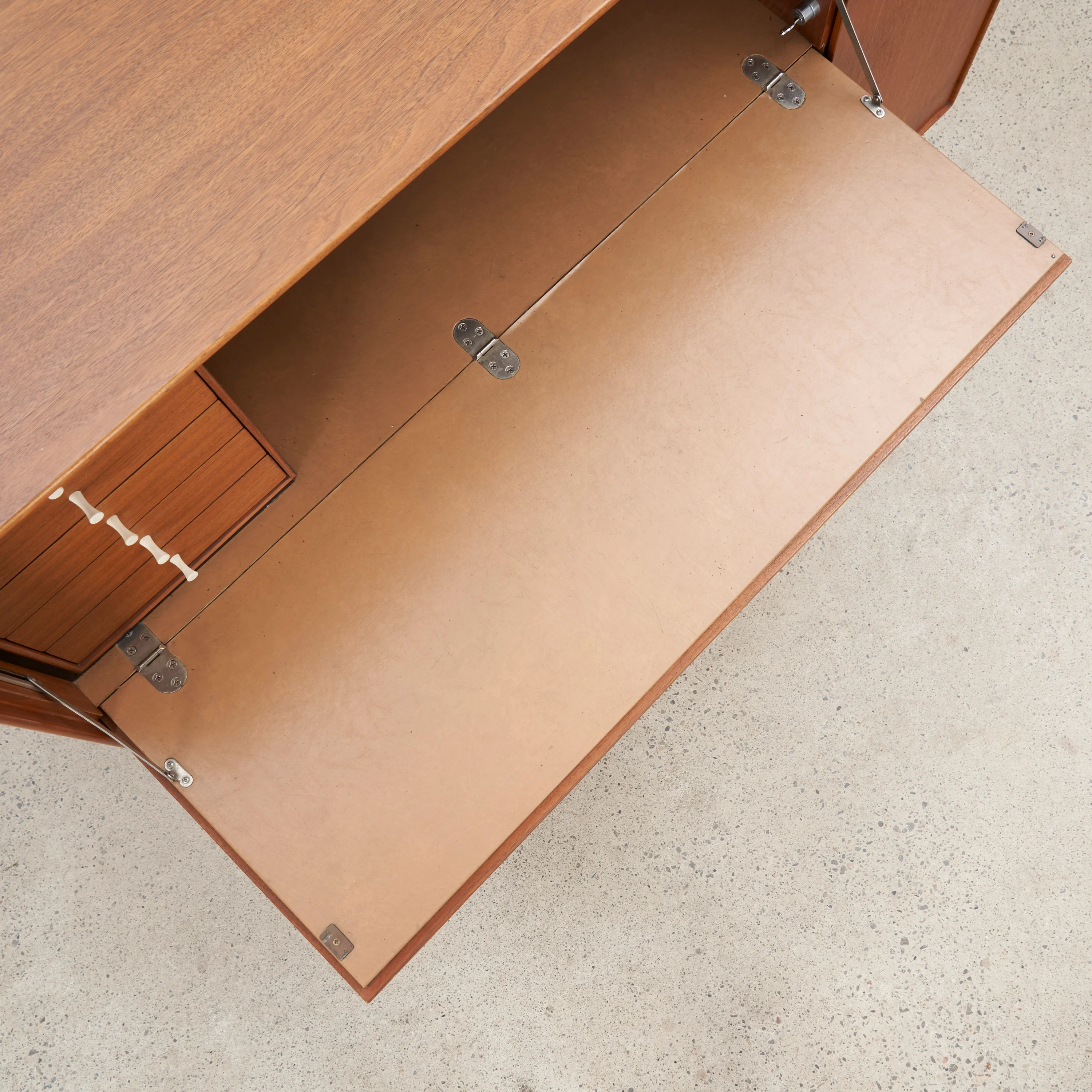 George Nelson Walnut Thin Edge Drop-Front Secretary For Herman Miller - Image 5