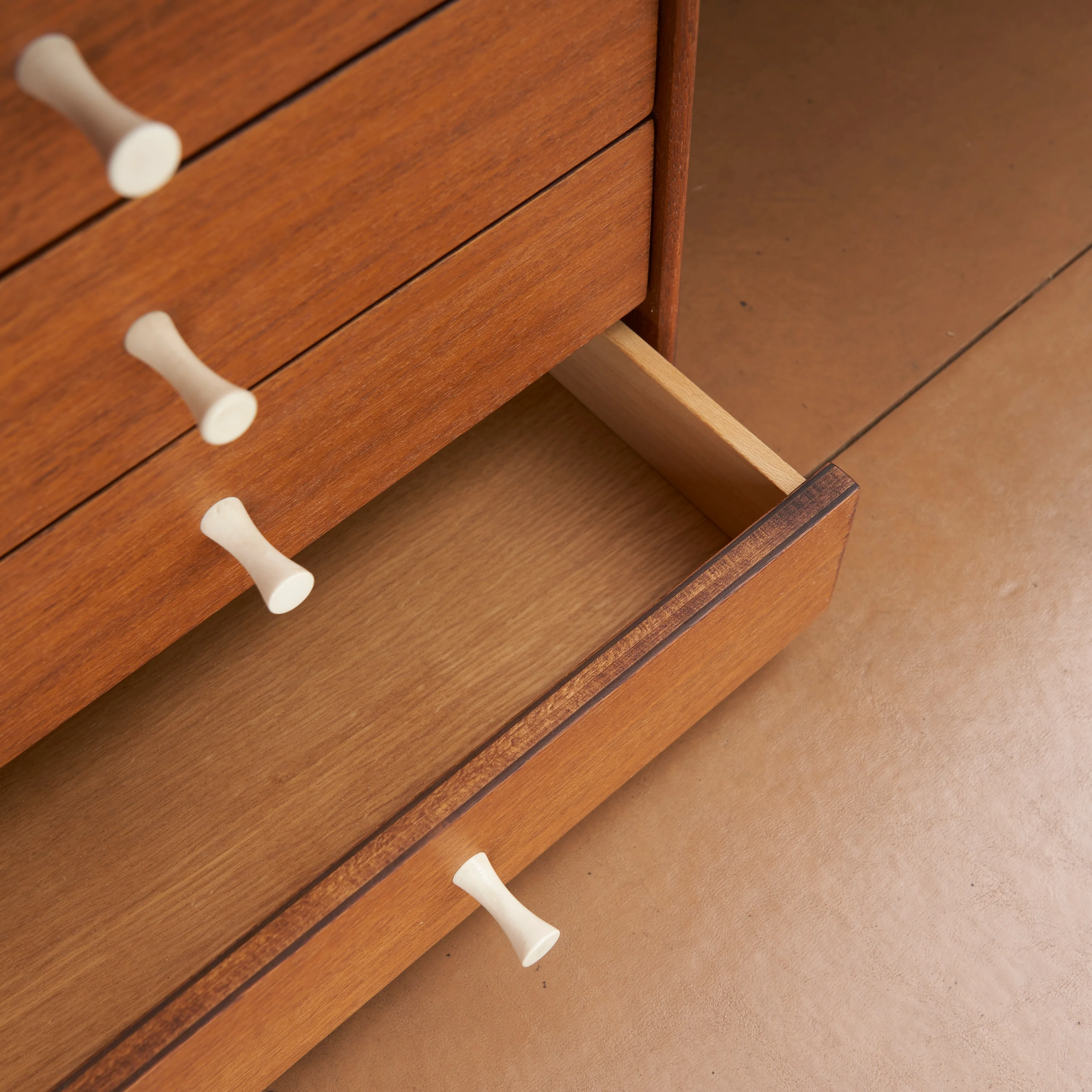 George Nelson Walnut Thin Edge Drop-Front Secretary For Herman Miller - Image 6