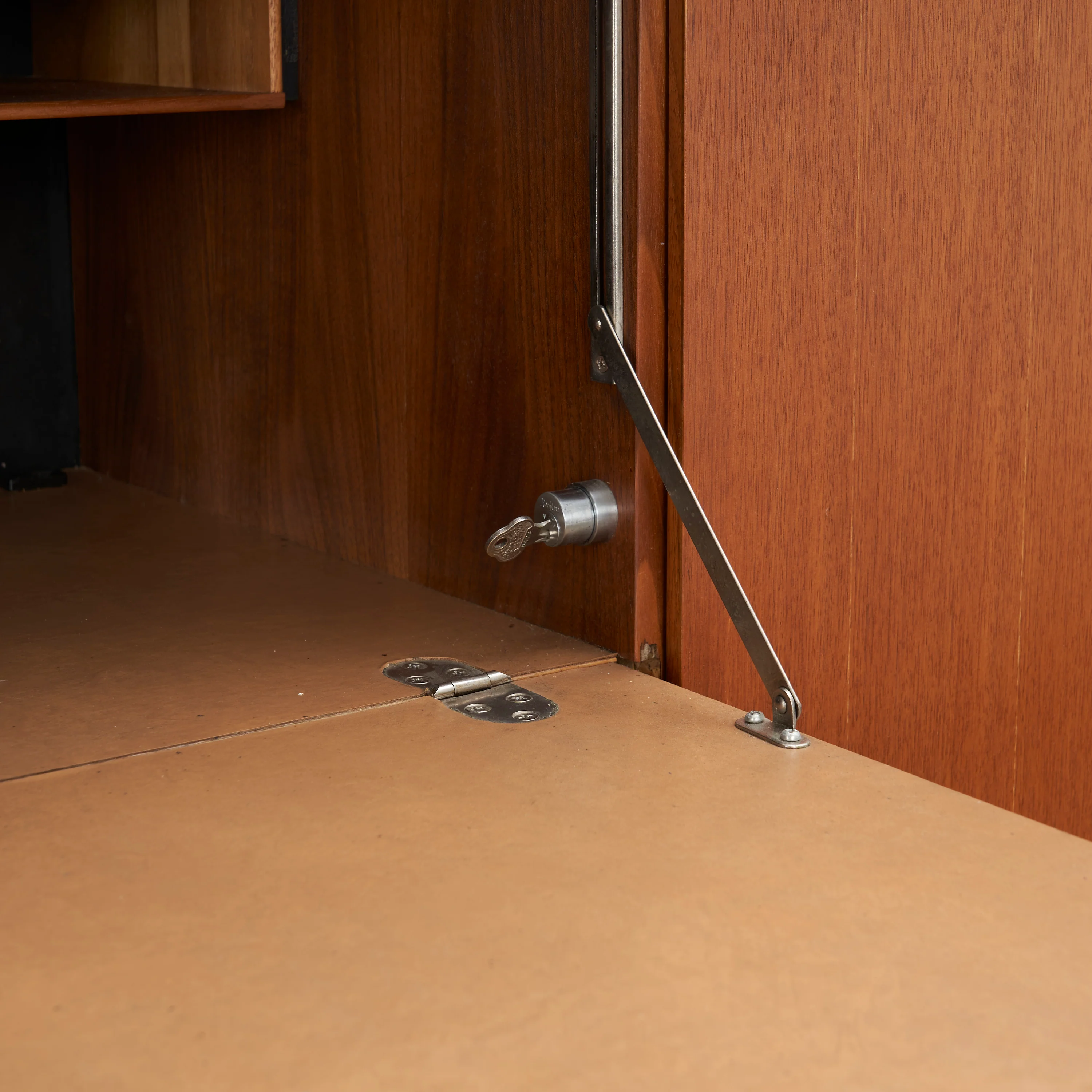 George Nelson Walnut Thin Edge Drop-Front Secretary For Herman Miller - Image 8