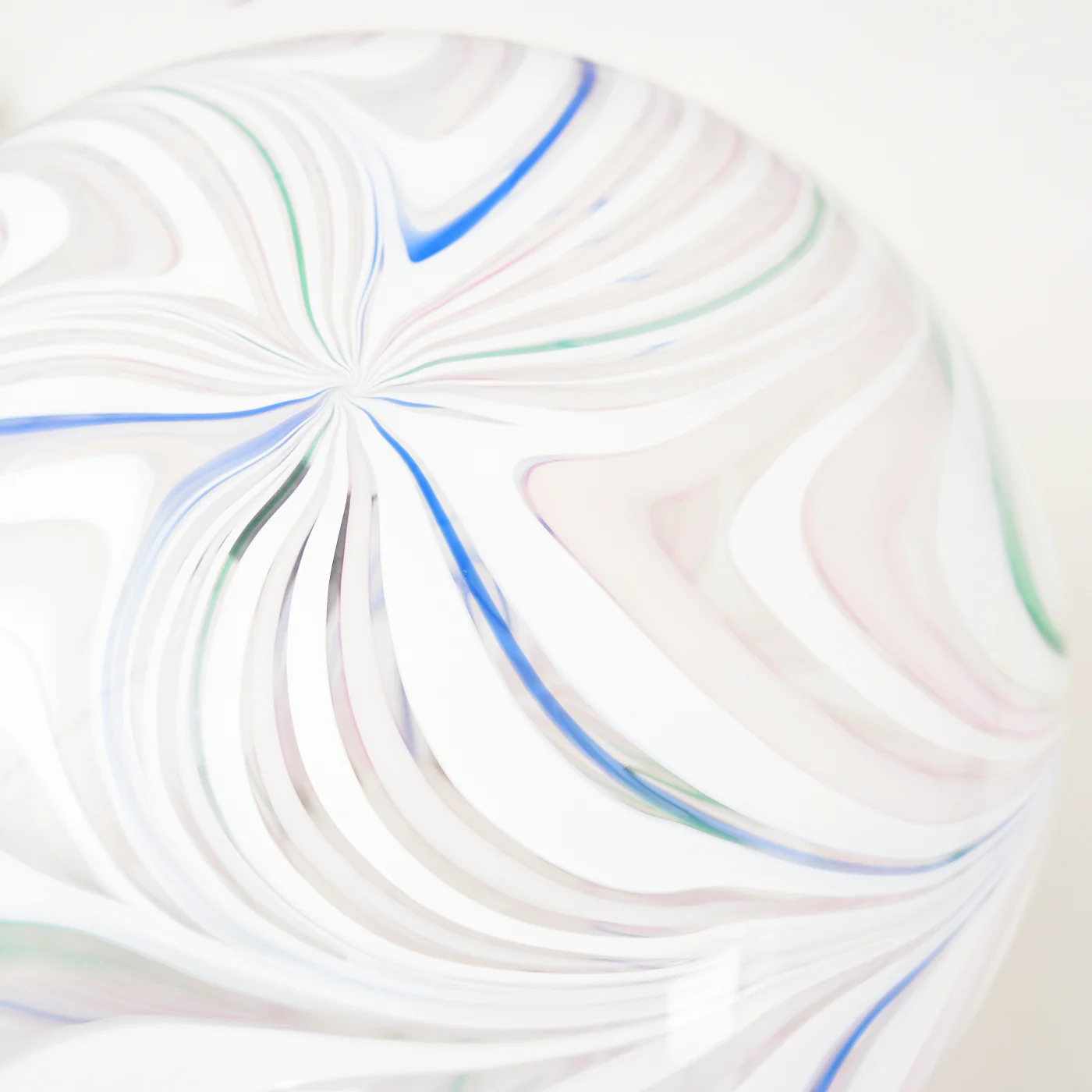 Large Murano Glass Swirl Table Lamp, Italy - Image 5