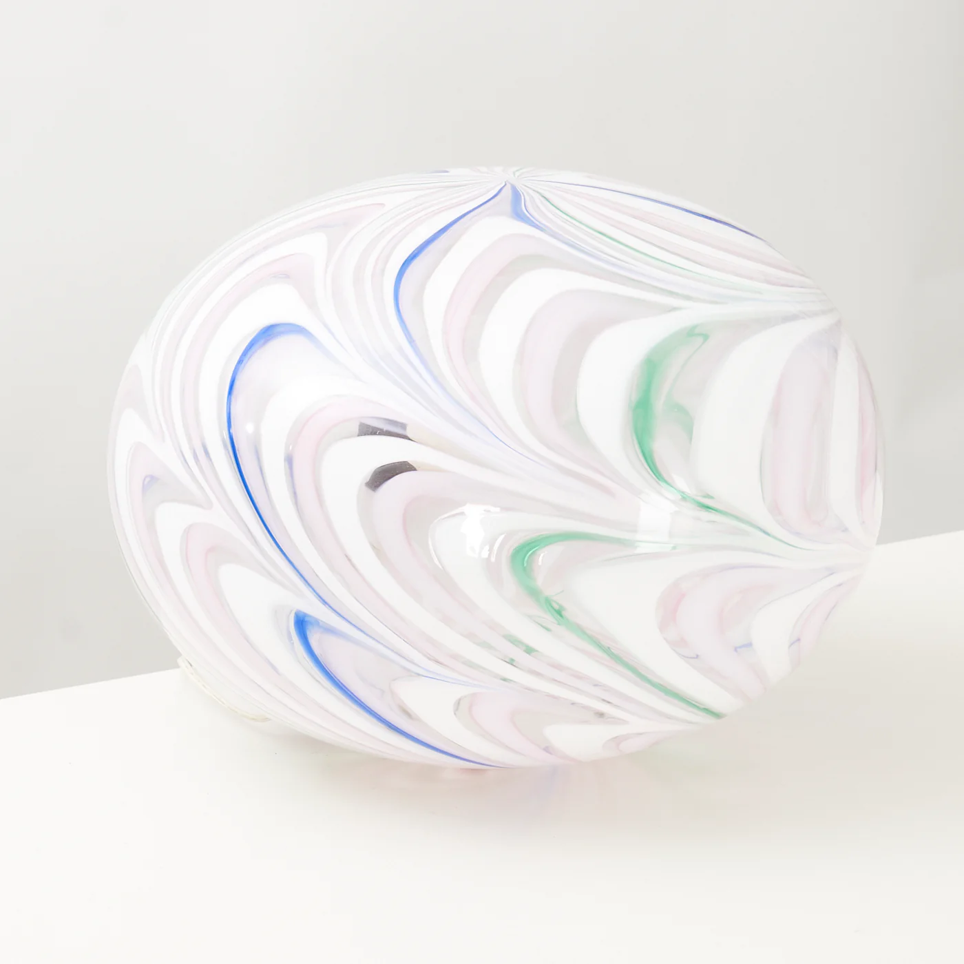 Large Murano Glass Swirl Table Lamp, Italy - Image 7