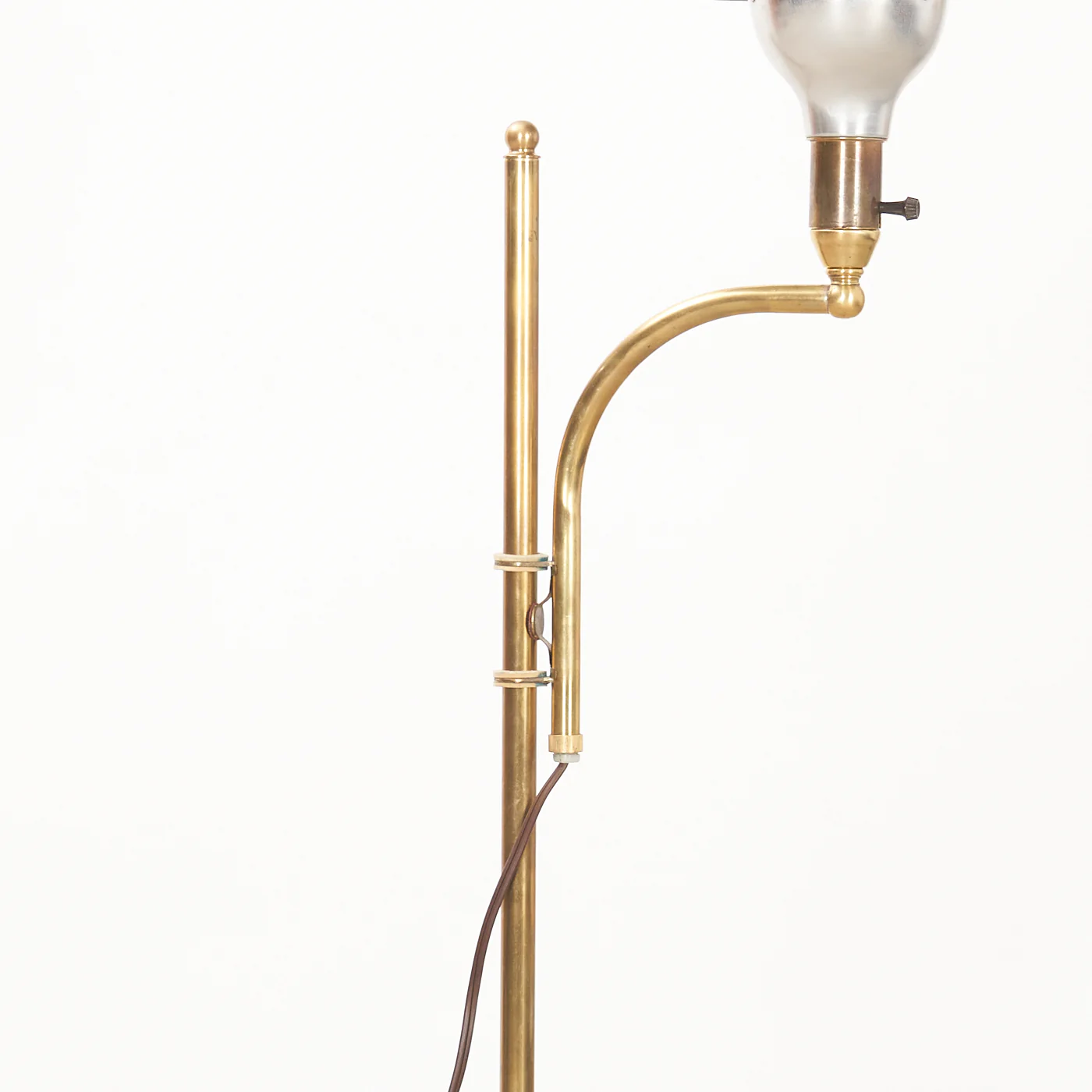 Metal & Brass Floor Lamp by M.G. Wheeler Co., USA - Image 3