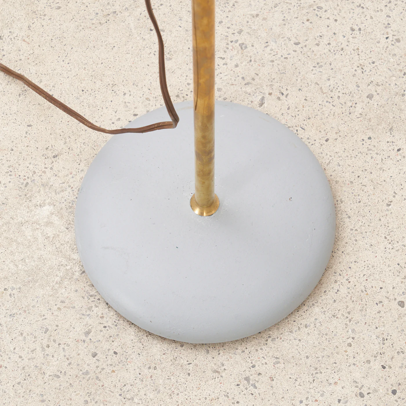 Metal & Brass Floor Lamp by M.G. Wheeler Co., USA - Image 6