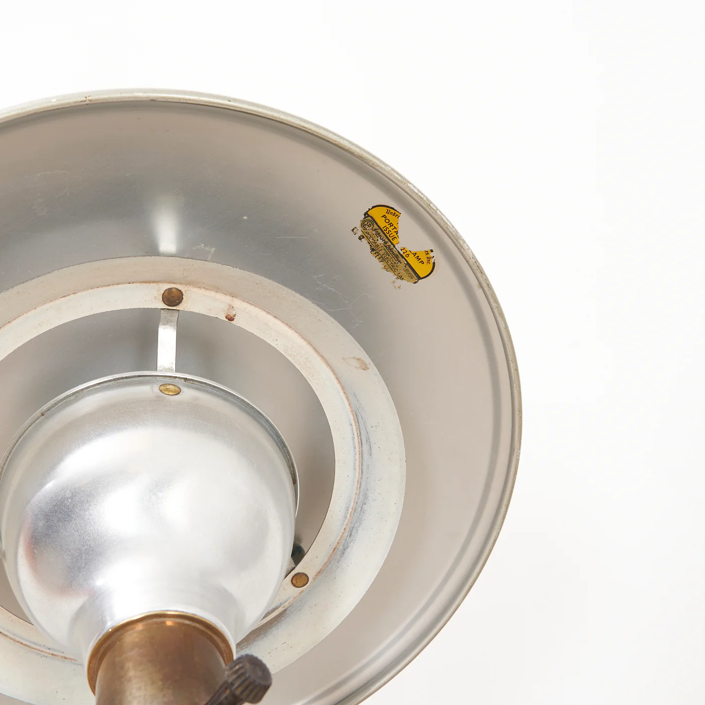 Metal & Brass Floor Lamp by M.G. Wheeler Co., USA - Image 7