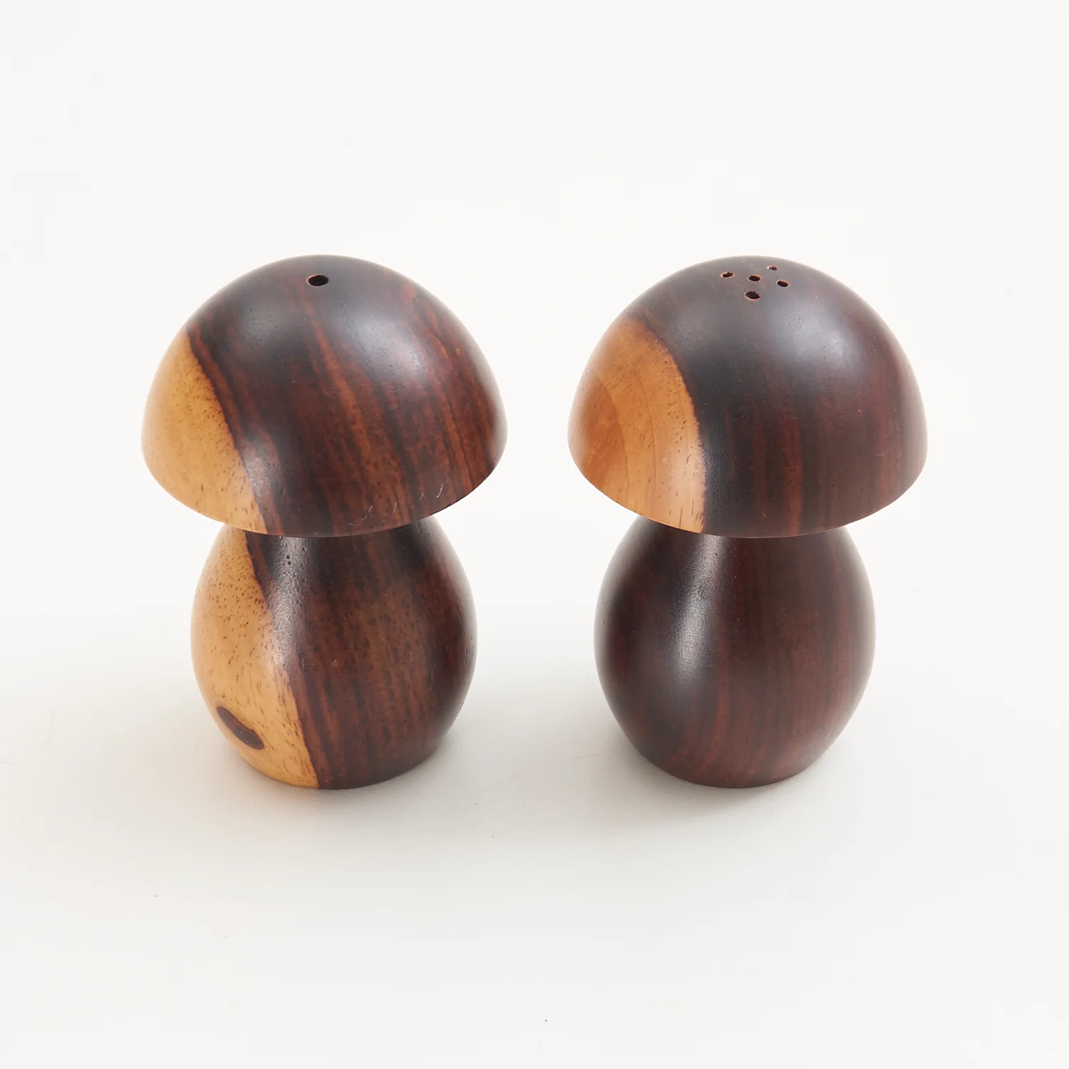 Pair of Rosewood Salt & Pepper Shakers - Image 3