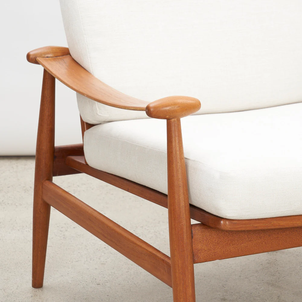 Pair of Teak 'Model 133' aka 'Spade' Lounge Chairs by Finn Juhl for France & Daverkosen, Denmark - Image 14