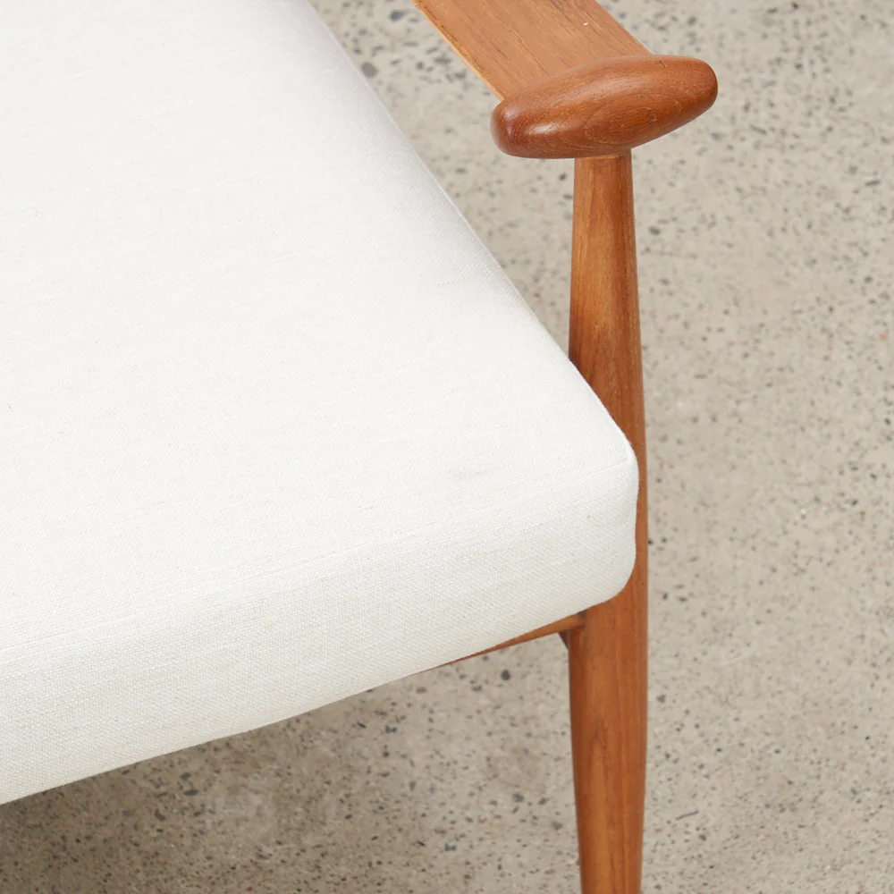 Pair of Teak 'Model 133' aka 'Spade' Lounge Chairs by Finn Juhl for France & Daverkosen, Denmark - Image 17