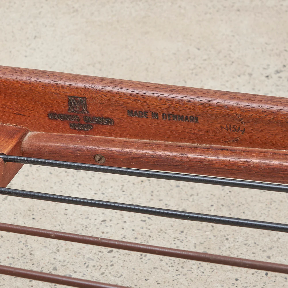 Pair of Teak ‘Paper Knife' Lounge Chairs by Kai Kristiansen for Magnus Olesen, Denmark - Image 14