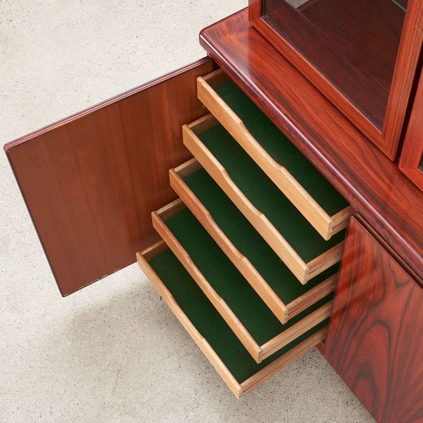 Rosewood Buffet & Hutch by Rasmus, Denmark - Image 12