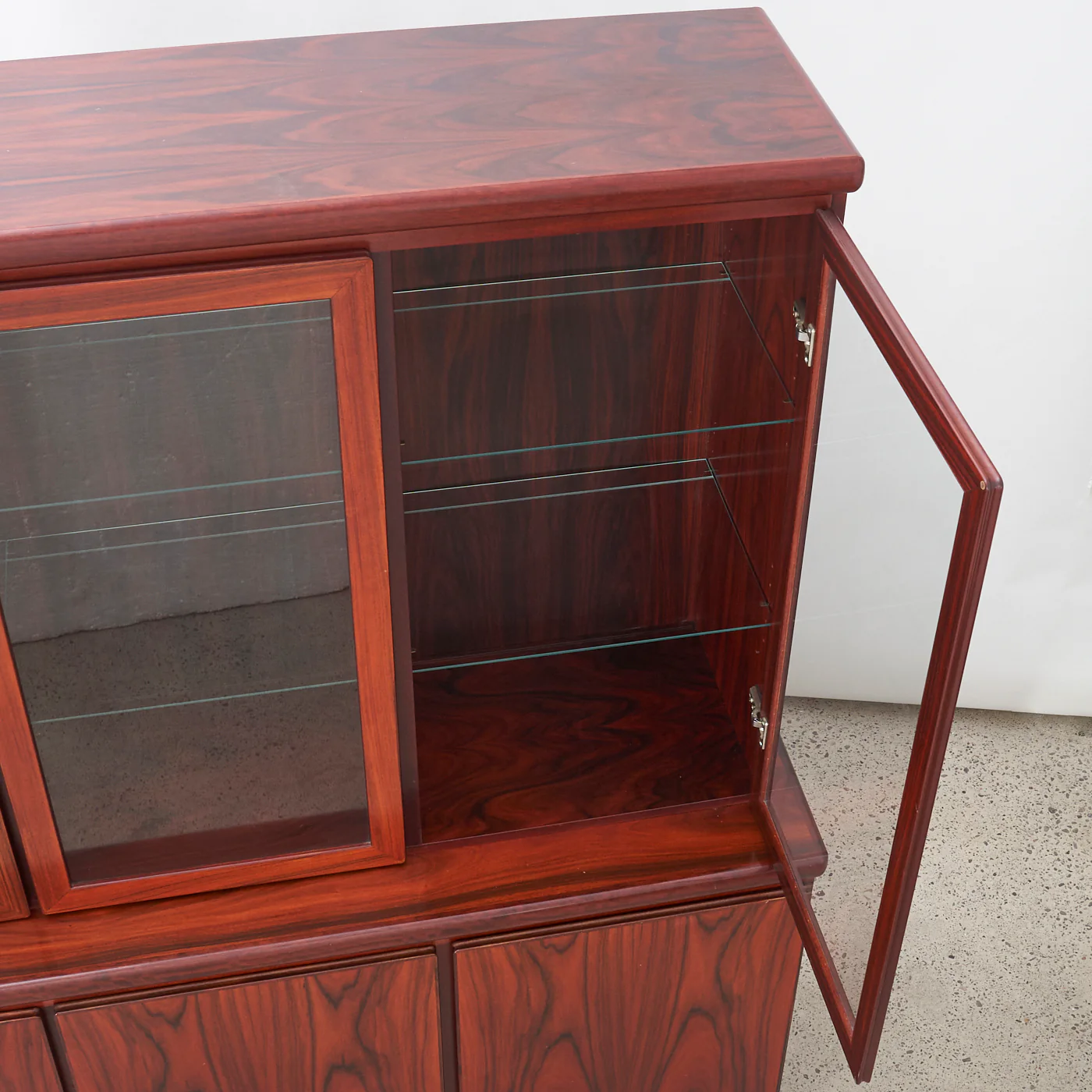 Rosewood Buffet & Hutch by Rasmus, Denmark - Image 7