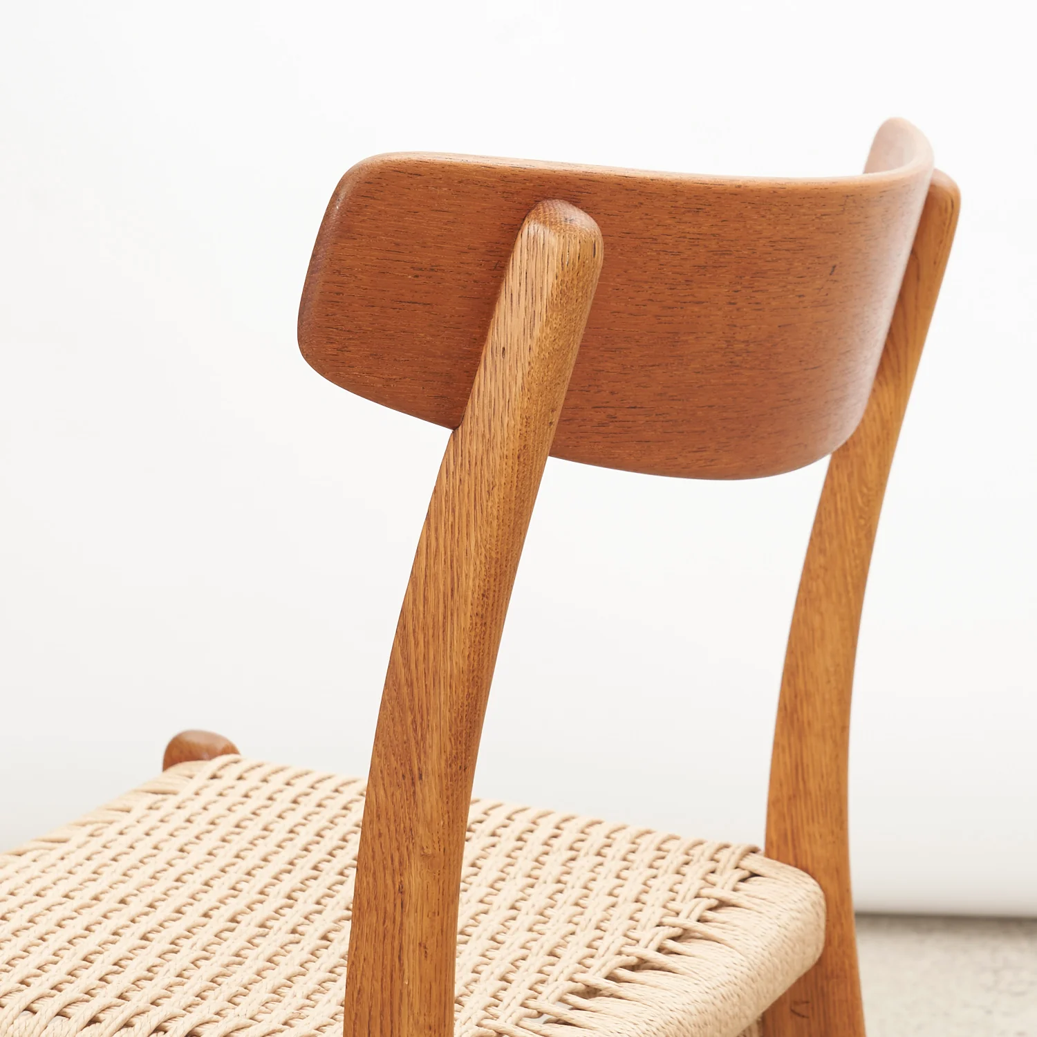 Set of 4 Oak 'CH23' Dining Chairs by Hans Wegner for Carl Hansen & Søn, Denmark - Image 5