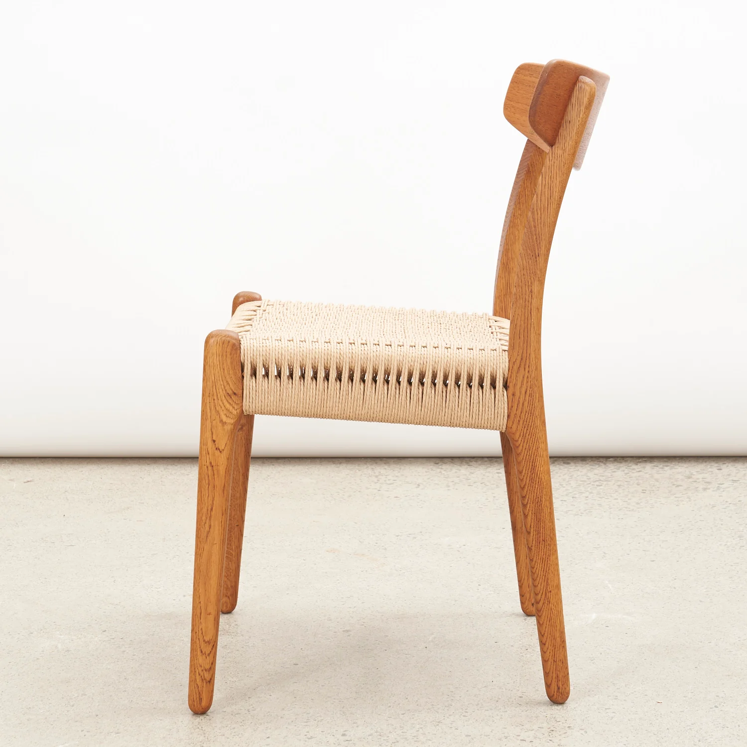 Set of 4 Oak 'CH23' Dining Chairs by Hans Wegner for Carl Hansen & Søn, Denmark - Image 6