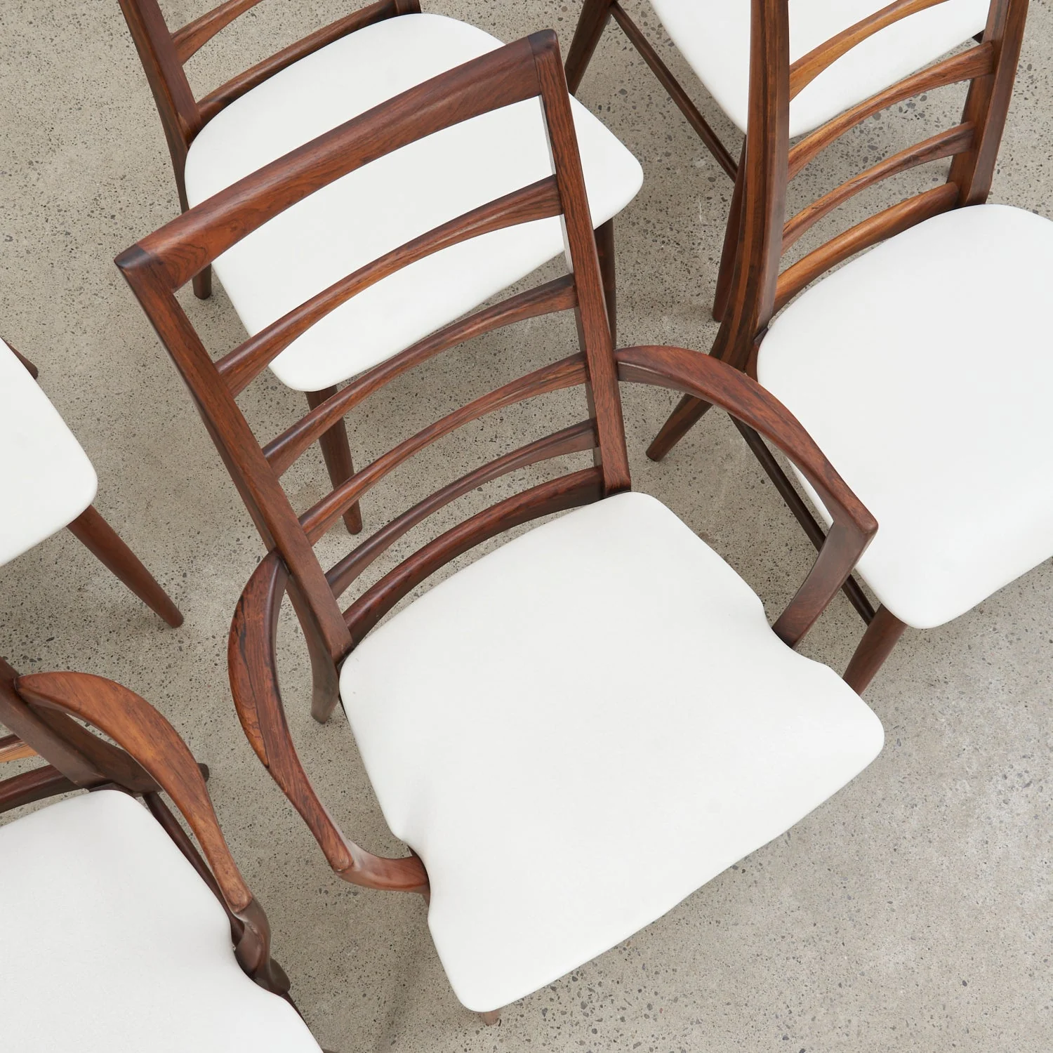 Set of 6 'Lis' Rosewood Dining Chairs by Niels Koefoed - Image 9