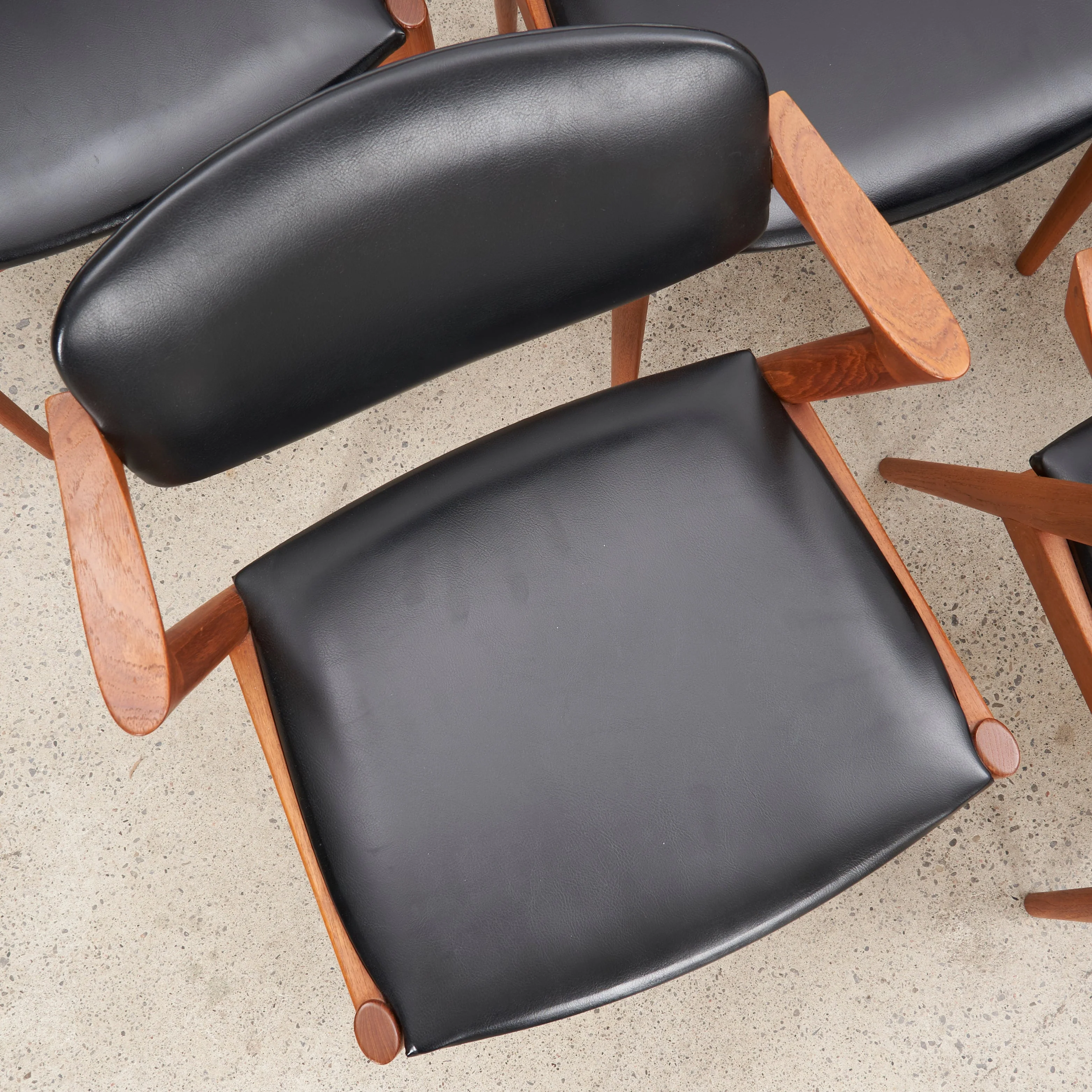 Set of 8 'Model 42' Teak Dining Chairs by Kai Kristiansen - Image 4