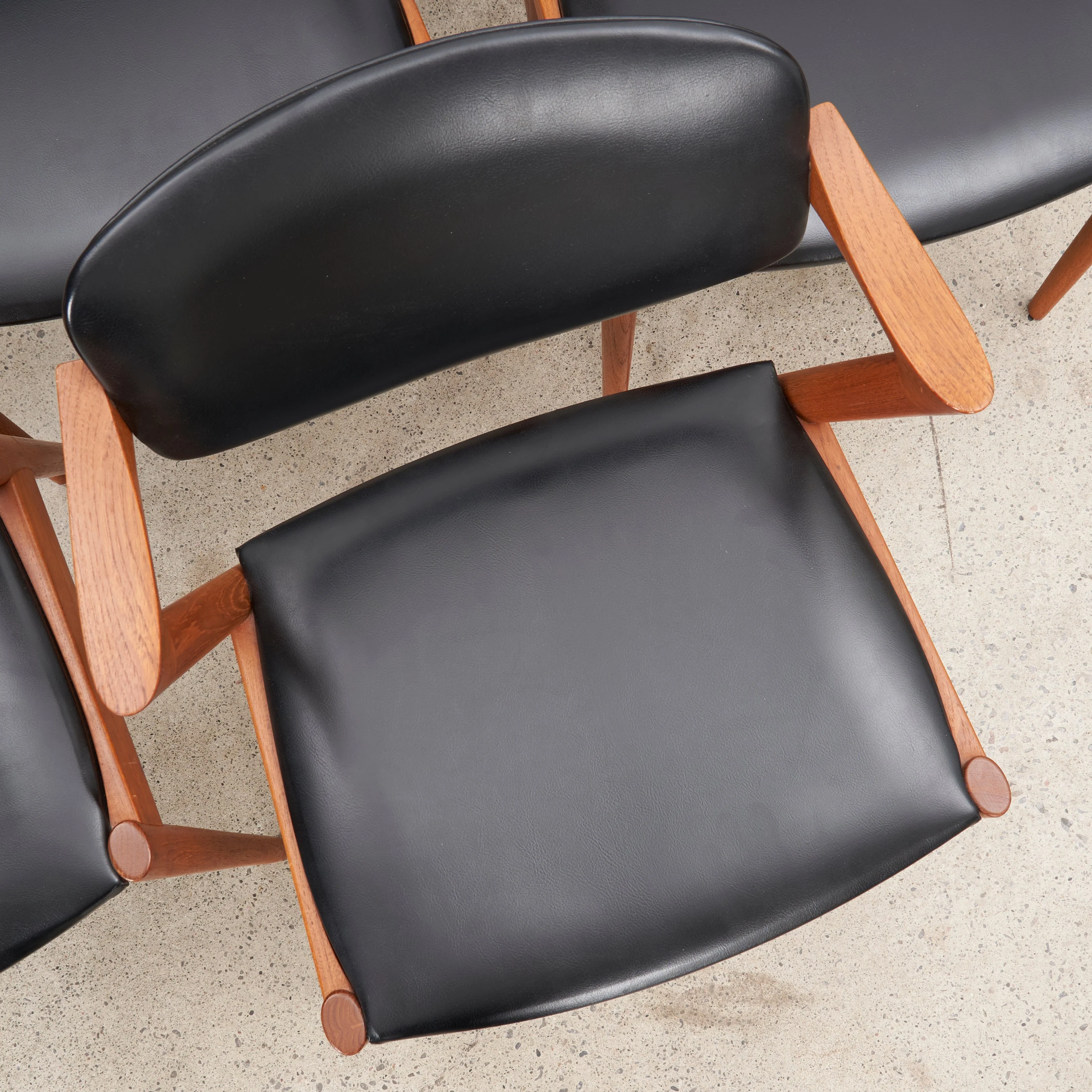 Set of 8 'Model 42' Teak Dining Chairs by Kai Kristiansen - Image 5