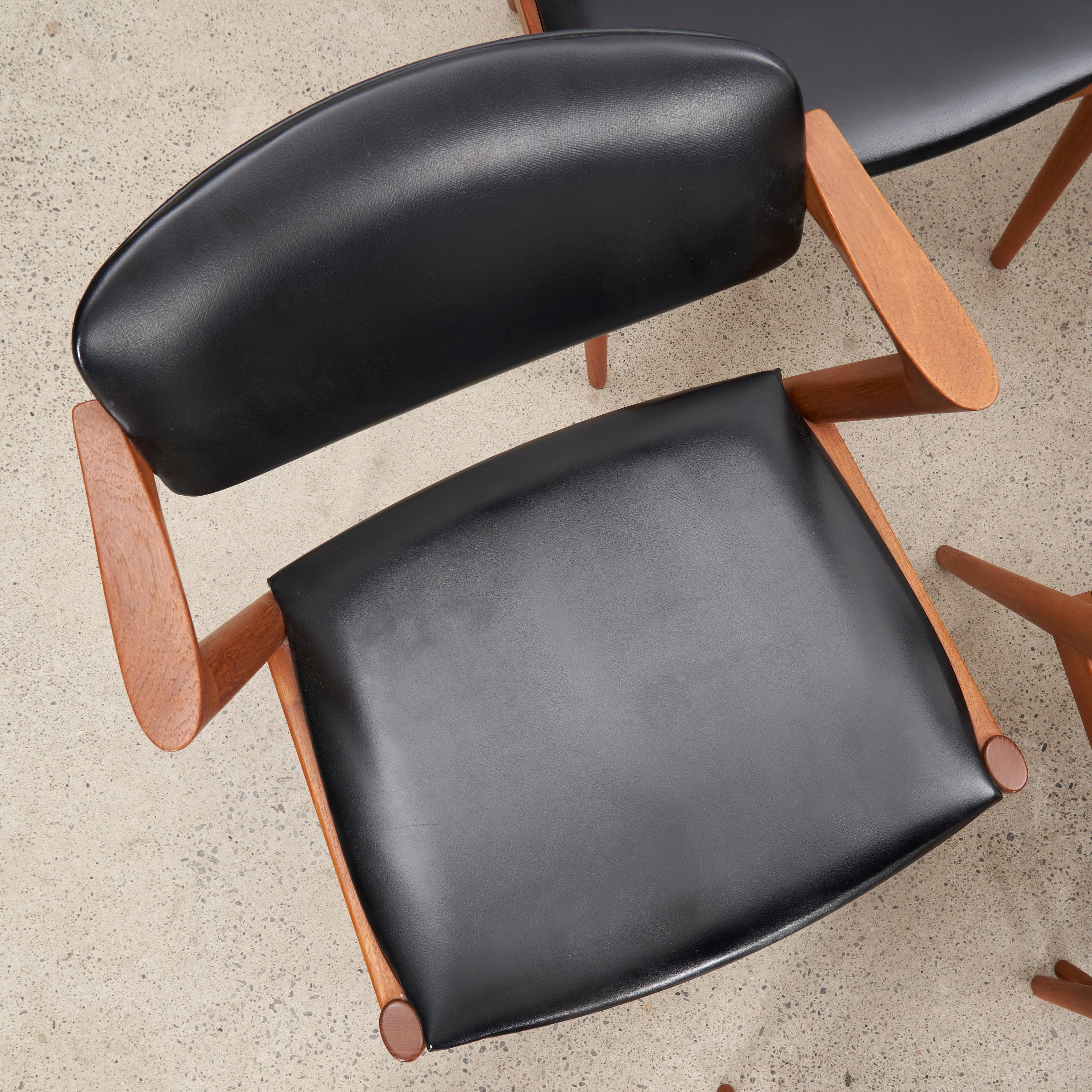 Set of 8 'Model 42' Teak Dining Chairs by Kai Kristiansen - Image 6