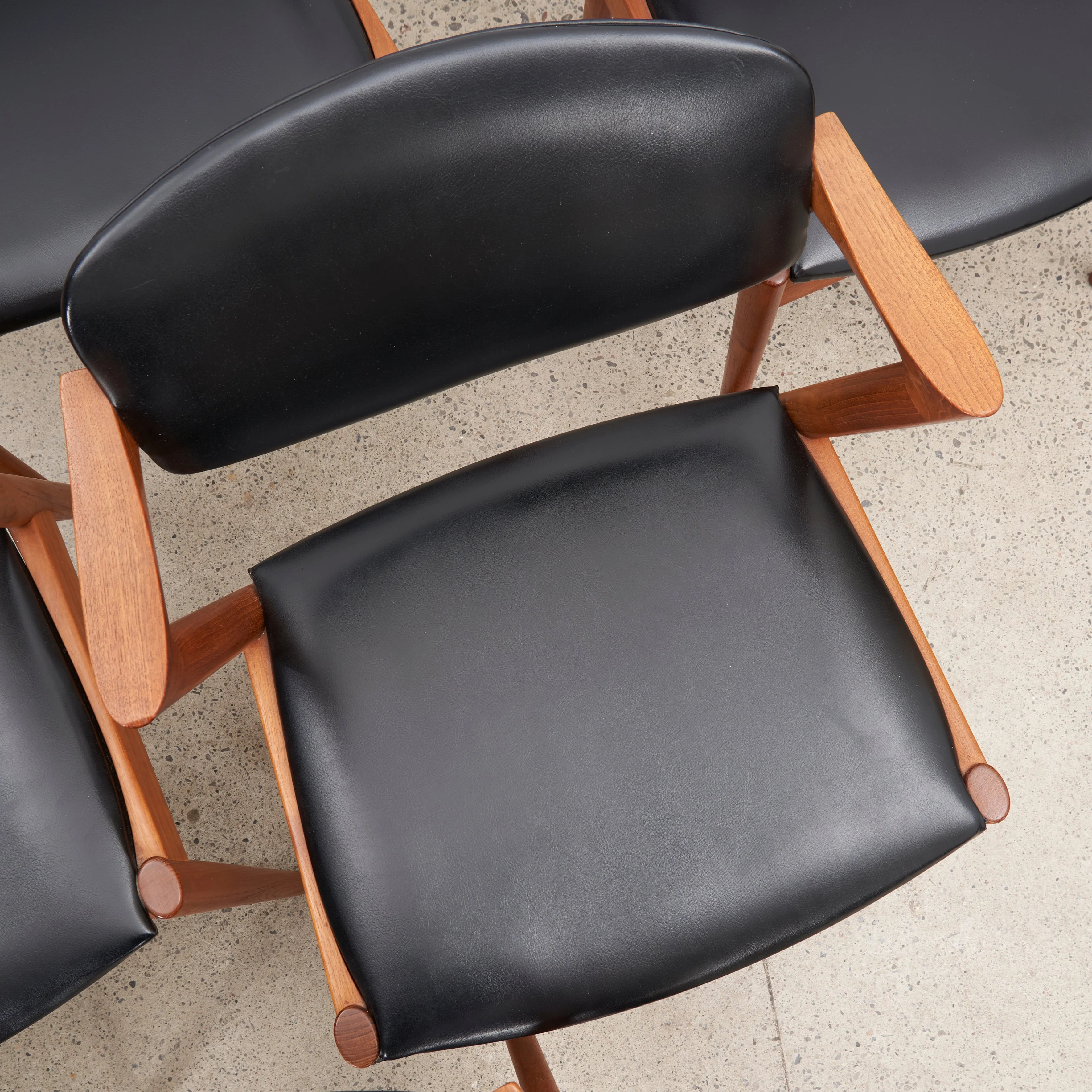 Set of 8 'Model 42' Teak Dining Chairs by Kai Kristiansen - Image 8