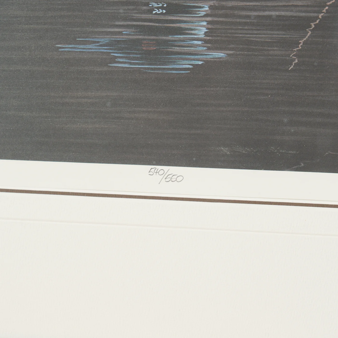 Signed Print of 'Autumn Splendour - Common Loon' by Marc Barrie - Image 6