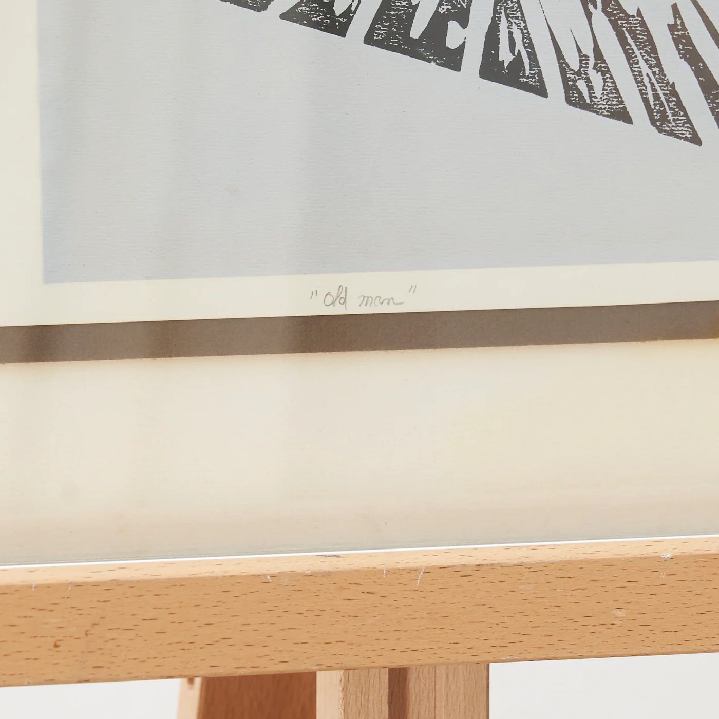 Signed Screenprint 'Old Man' - Image 5