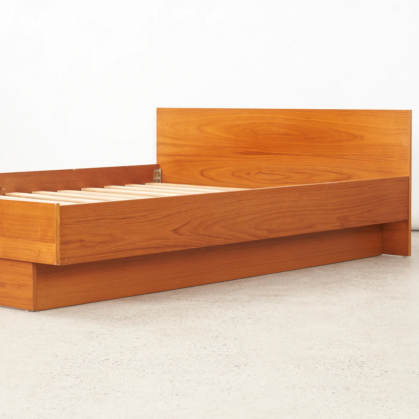 Teak Double Bed - Image 4