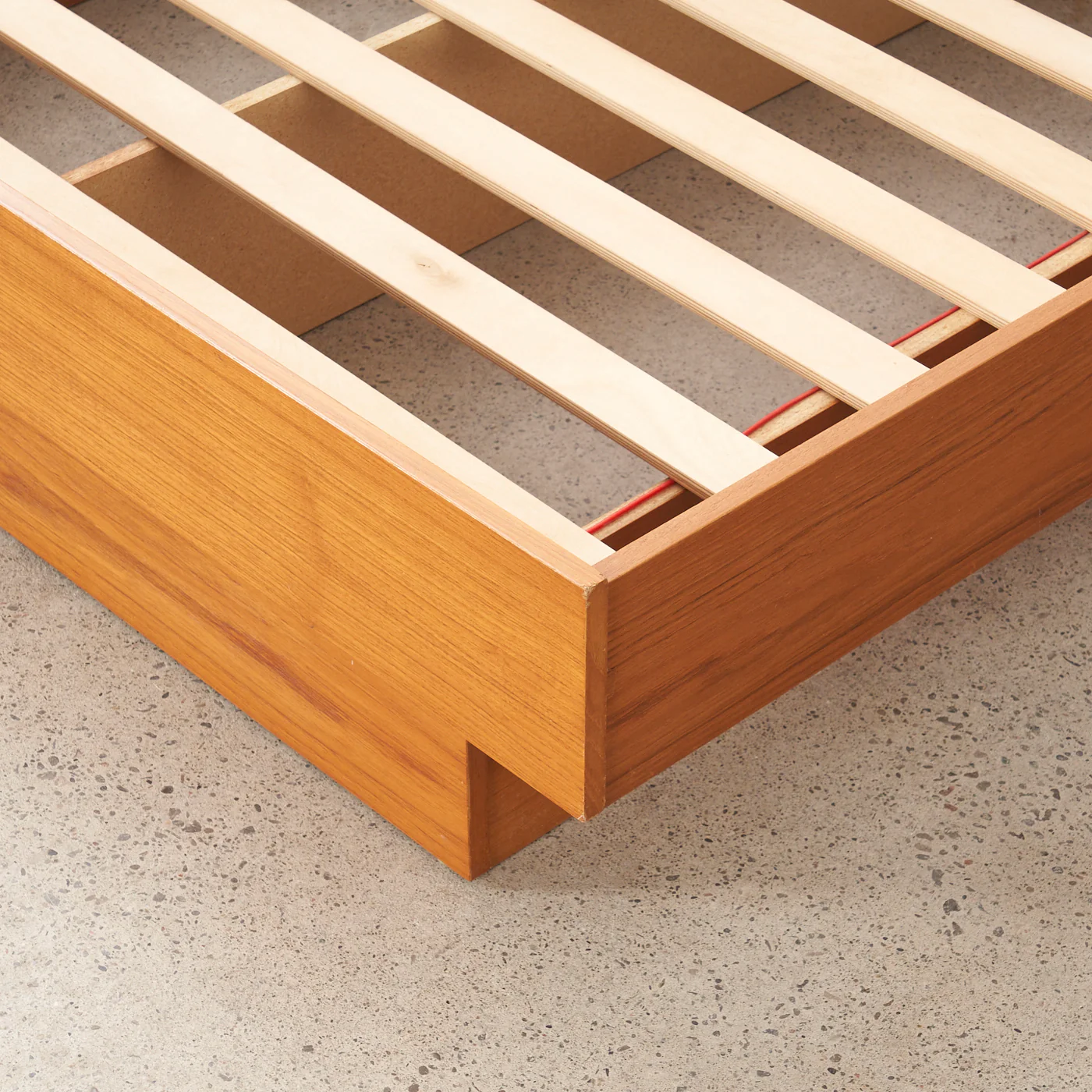 Teak Double Bed - Image 7