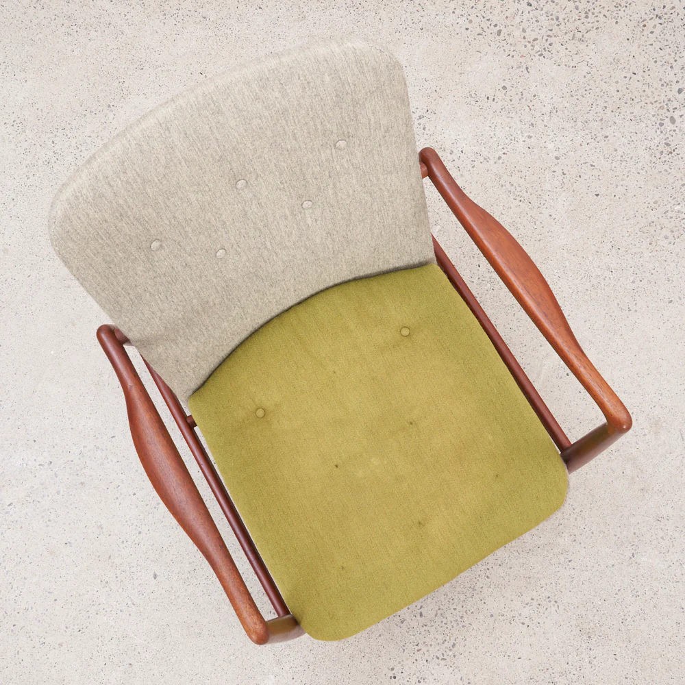 Teak 'Fireplace' aka 'B059' Lounge Chair by Finn Juhl for Bovirke, Denmark - Image 12