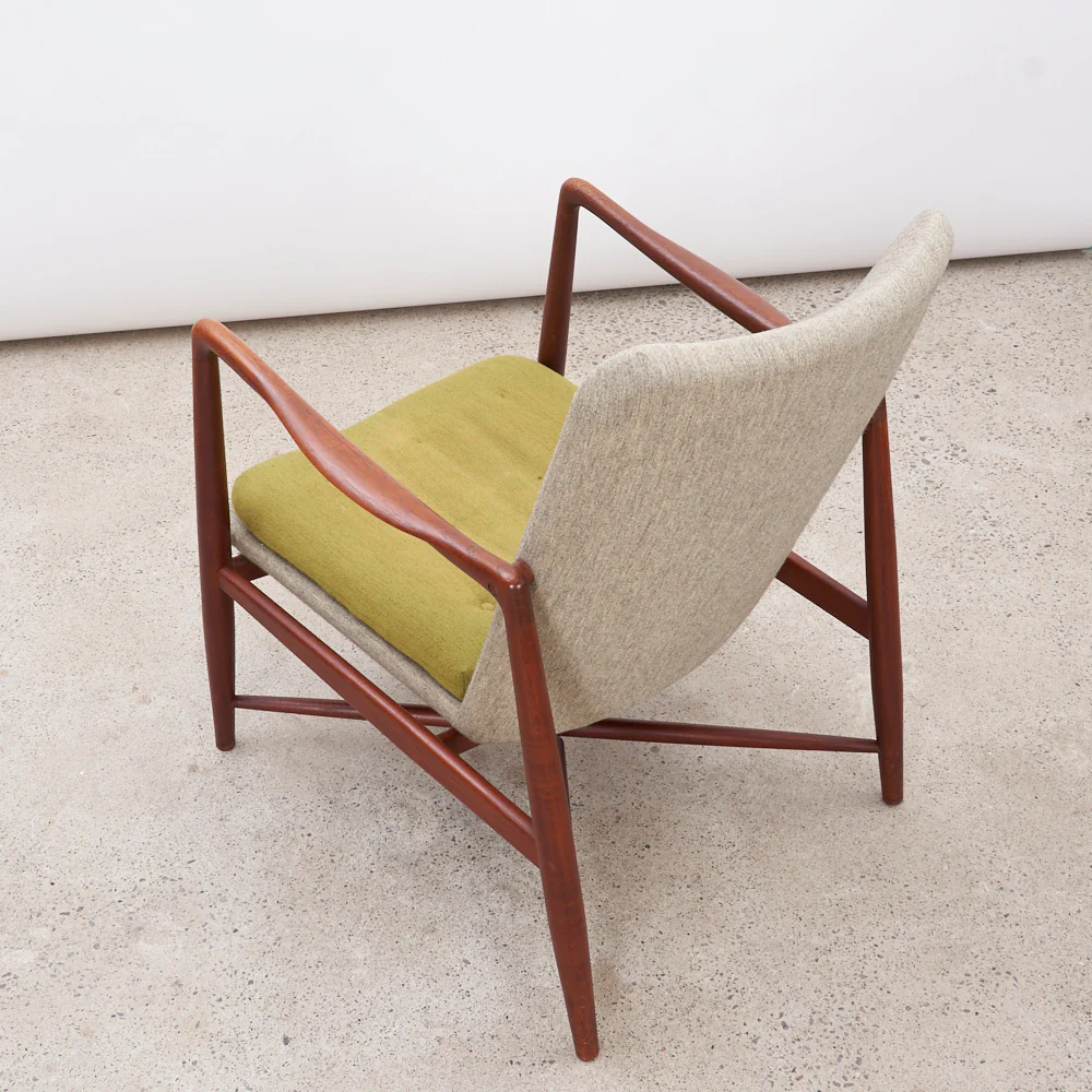 Teak 'Fireplace' aka 'B059' Lounge Chair by Finn Juhl for Bovirke, Denmark - Image 3