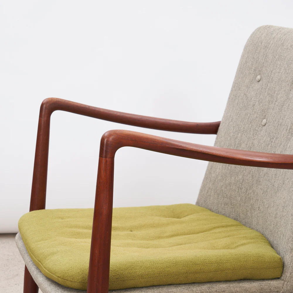 Teak 'Fireplace' aka 'B059' Lounge Chair by Finn Juhl for Bovirke, Denmark - Image 4