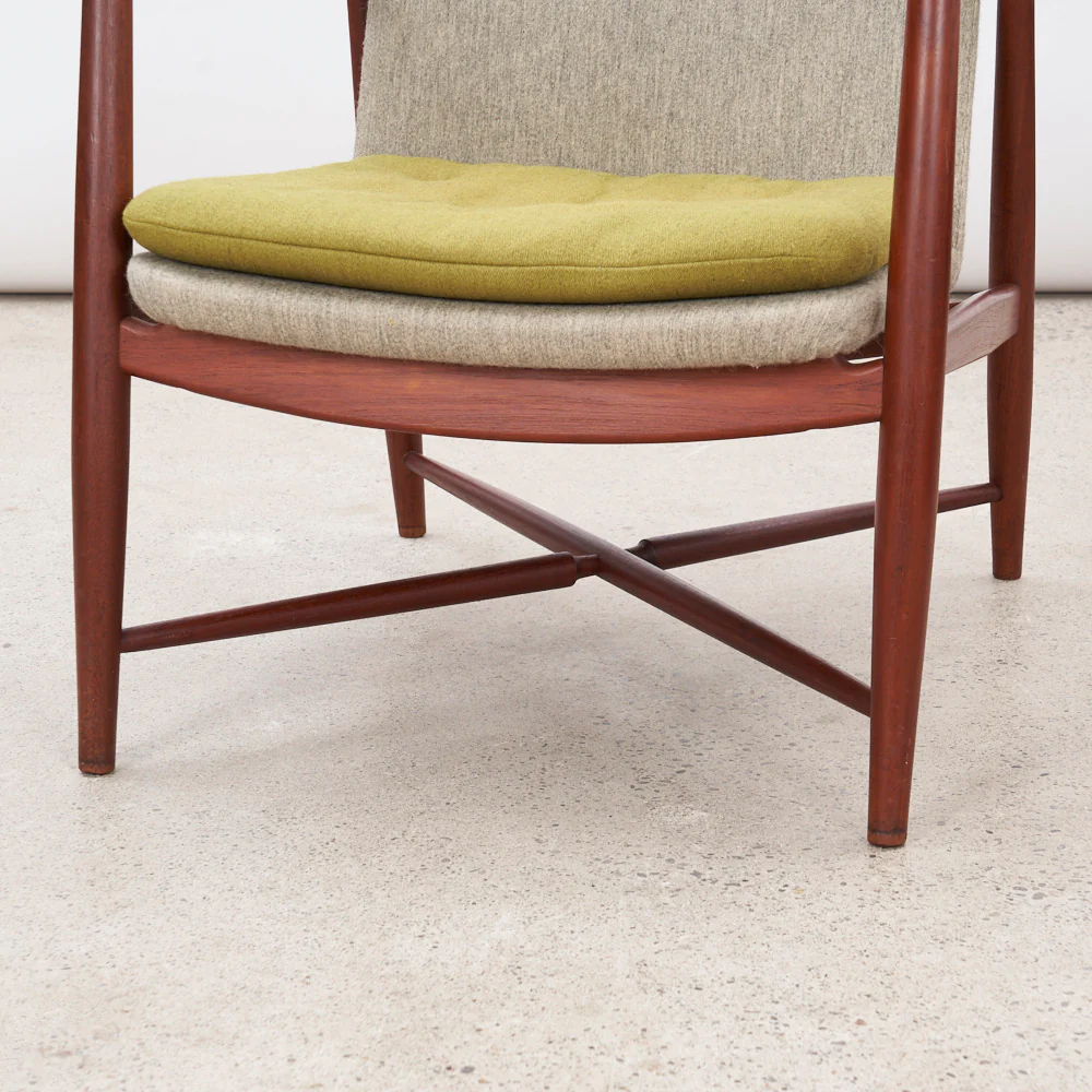 Teak 'Fireplace' aka 'B059' Lounge Chair by Finn Juhl for Bovirke, Denmark - Image 6