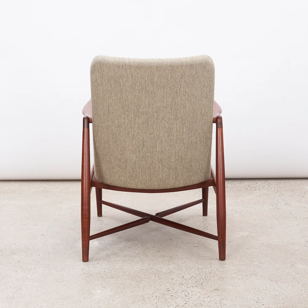 Teak 'Fireplace' aka 'B059' Lounge Chair by Finn Juhl for Bovirke, Denmark - Image 9