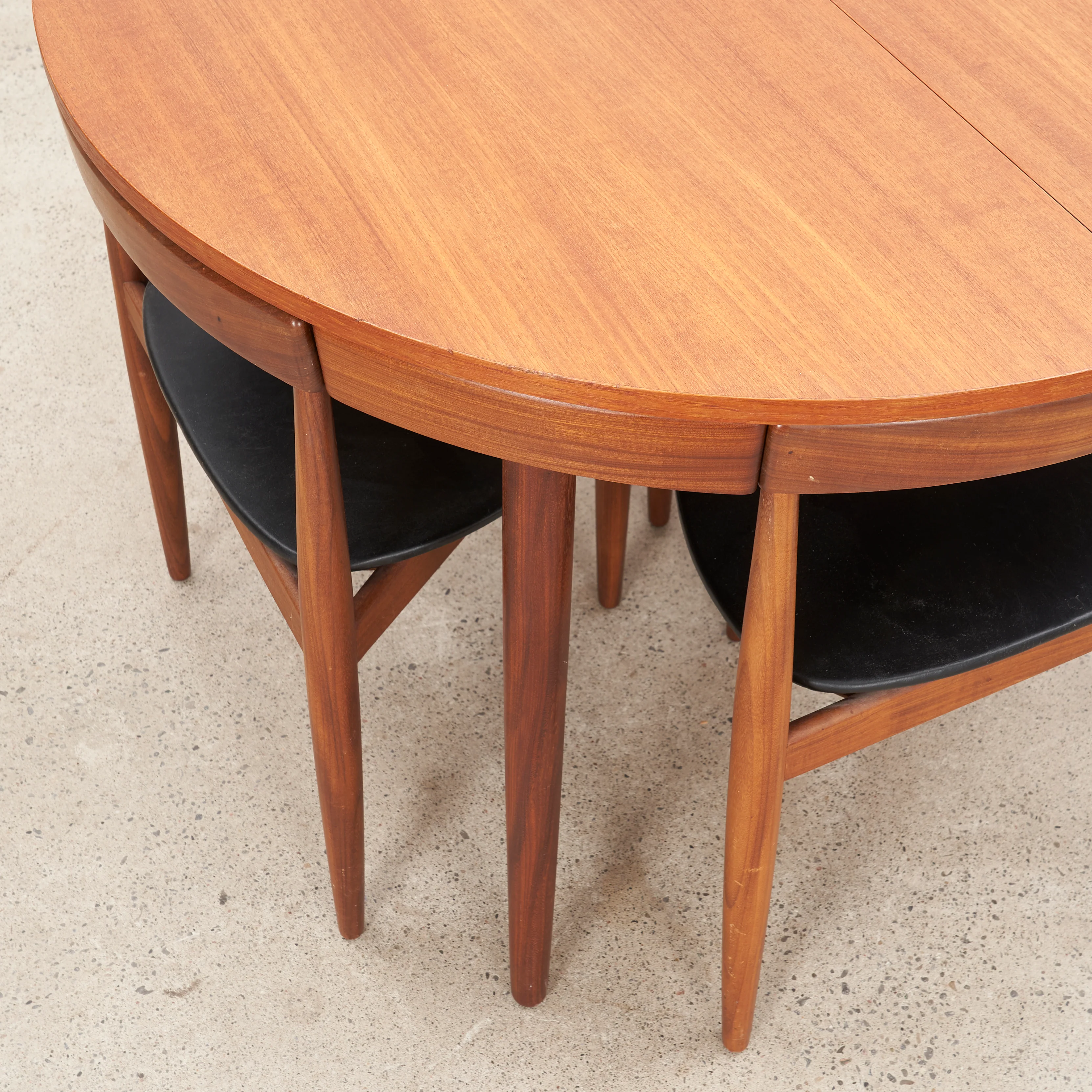 Teak 'Roundette' Dining Set by Hans Olsen for Frem Røjle, Denmark - Image 10