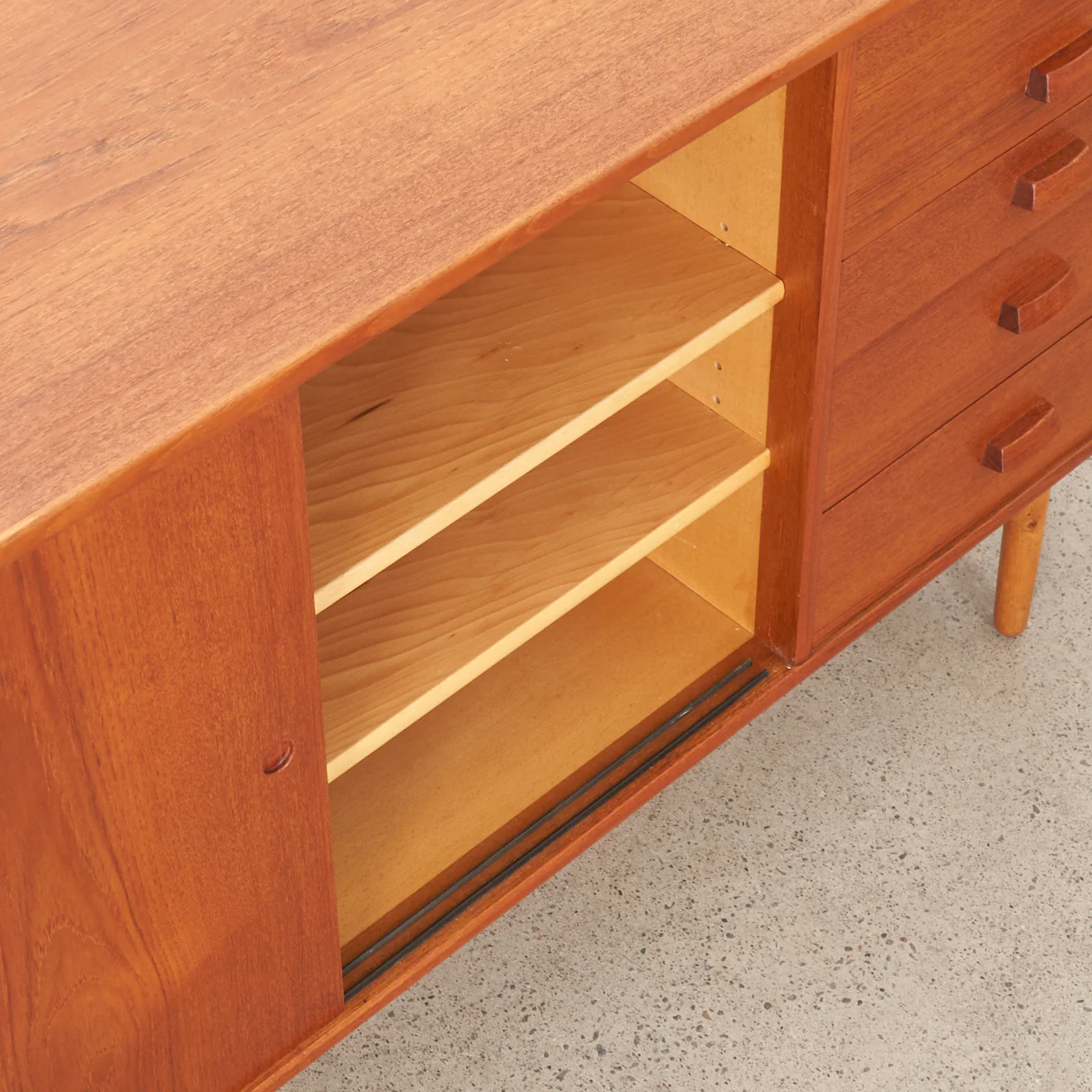 Teak Sideboard by Svend Åge Hansen for Næstved Møbelfabrik, Denmark - Image 14