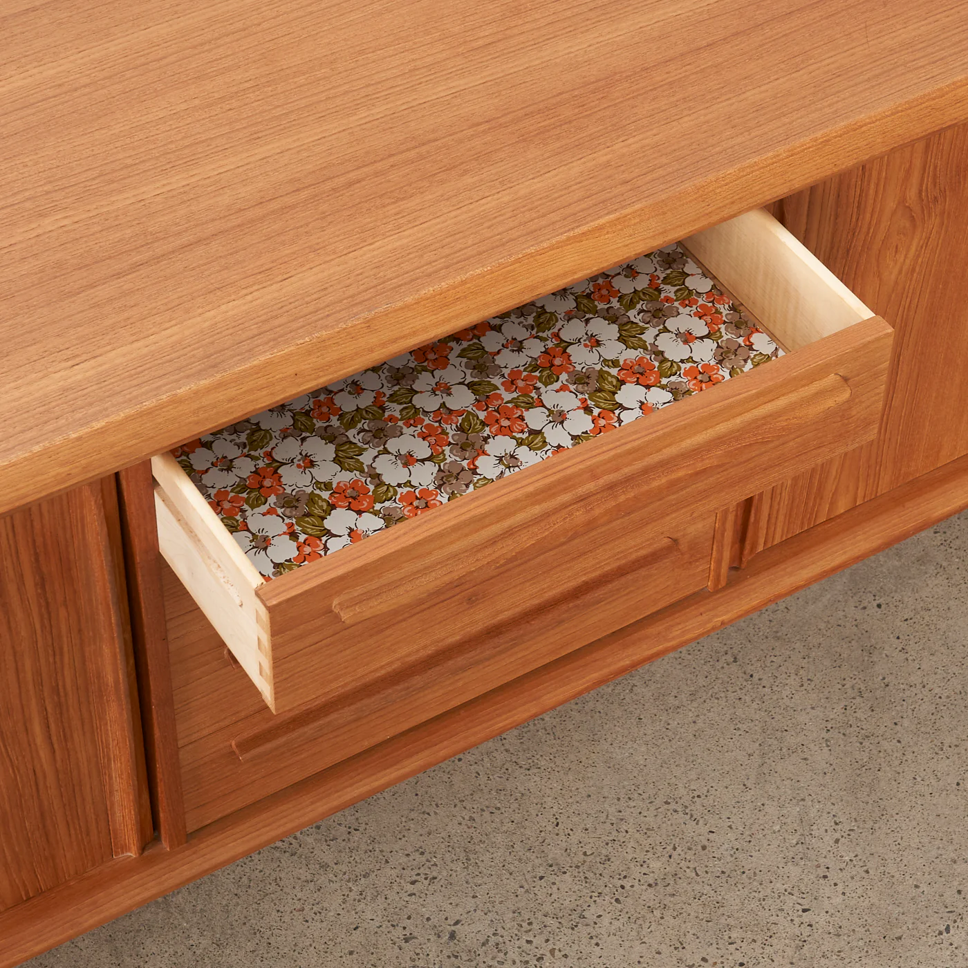 Teak Sideboard w/ Tambour Doors by Bernhard Pedersen & Søn, Denmark - Image 10
