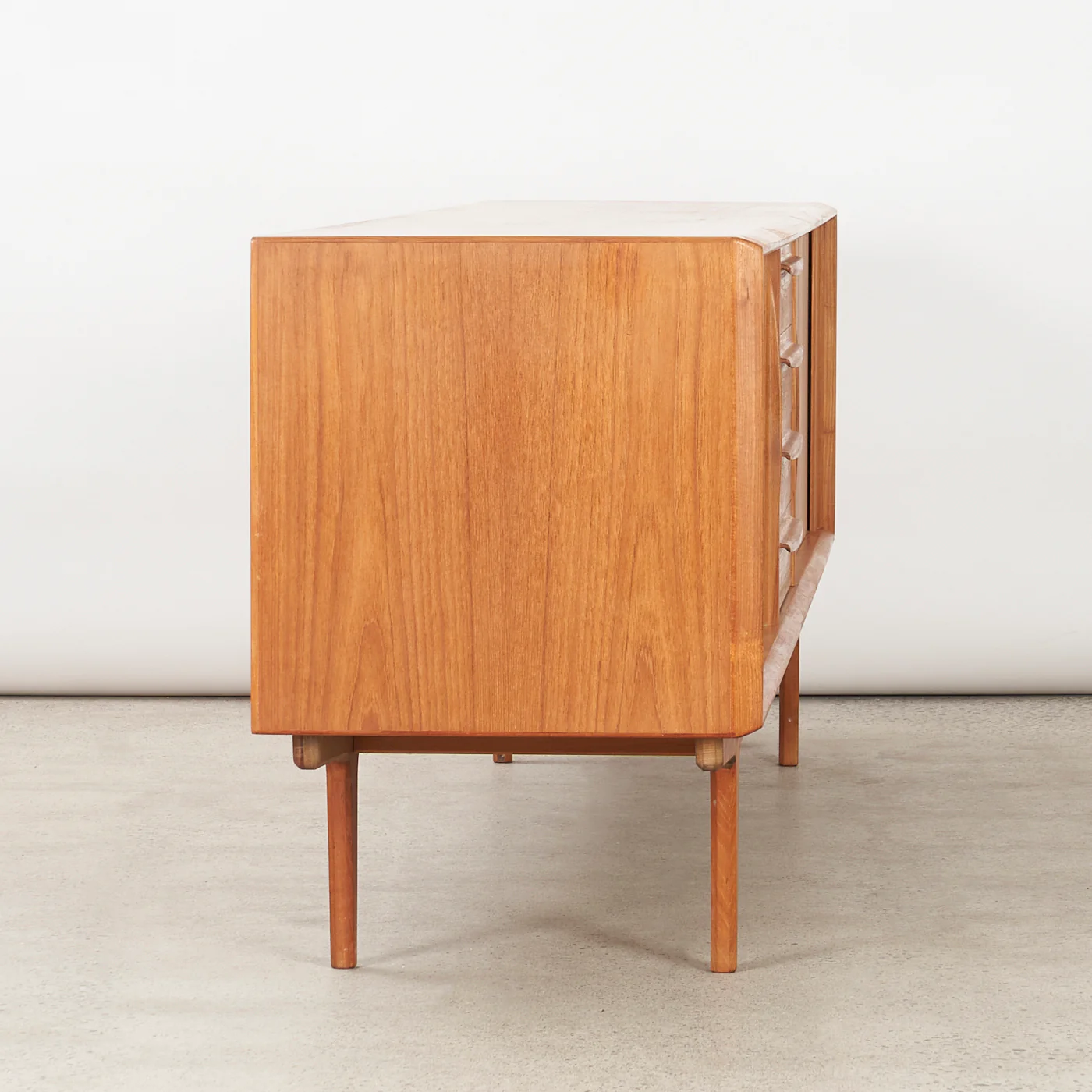 Teak Sideboard w/ Tambour Doors by Bernhard Pedersen & Søn, Denmark - Image 3