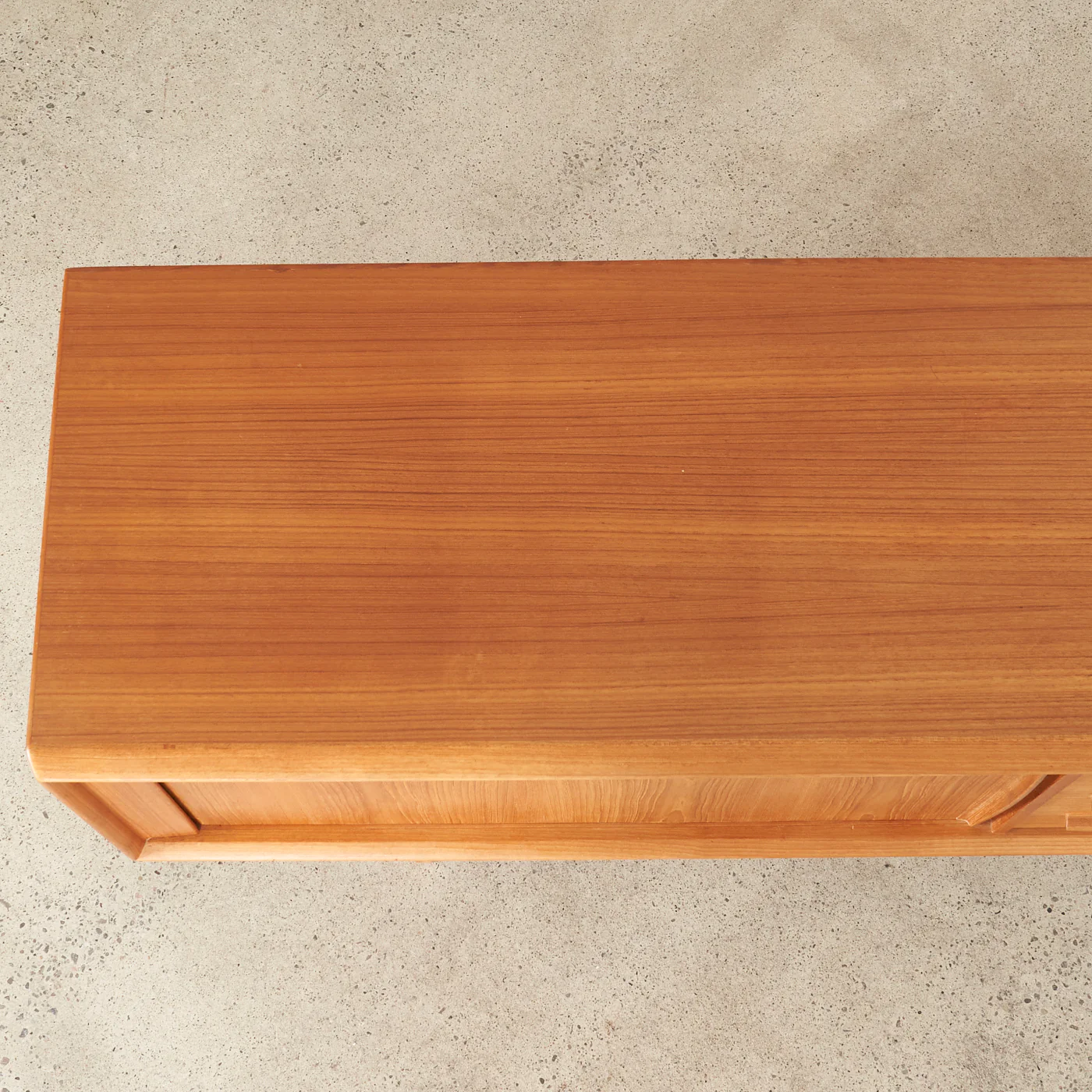 Teak Sideboard w/ Tambour Doors by Bernhard Pedersen & Søn, Denmark - Image 4