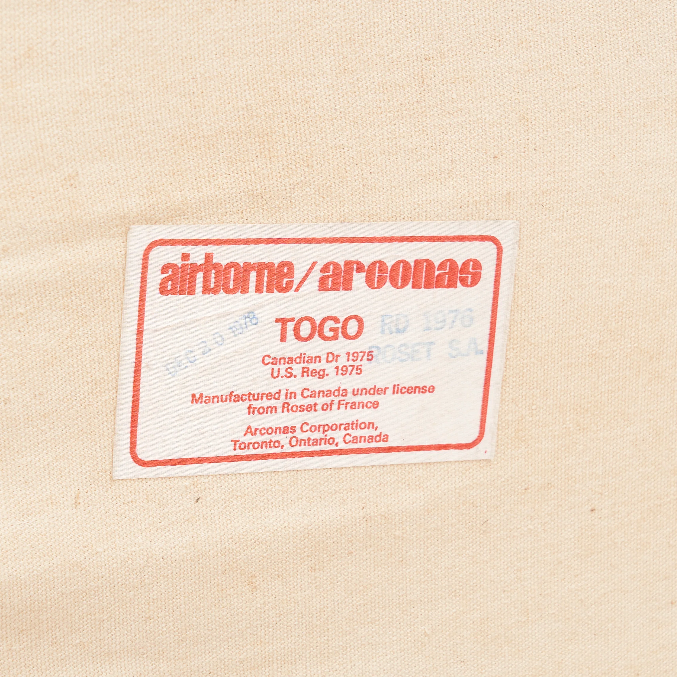 TOGO 5 Piece Sofa Set by Michel Ducaroy for Ligne Roset - Image 27