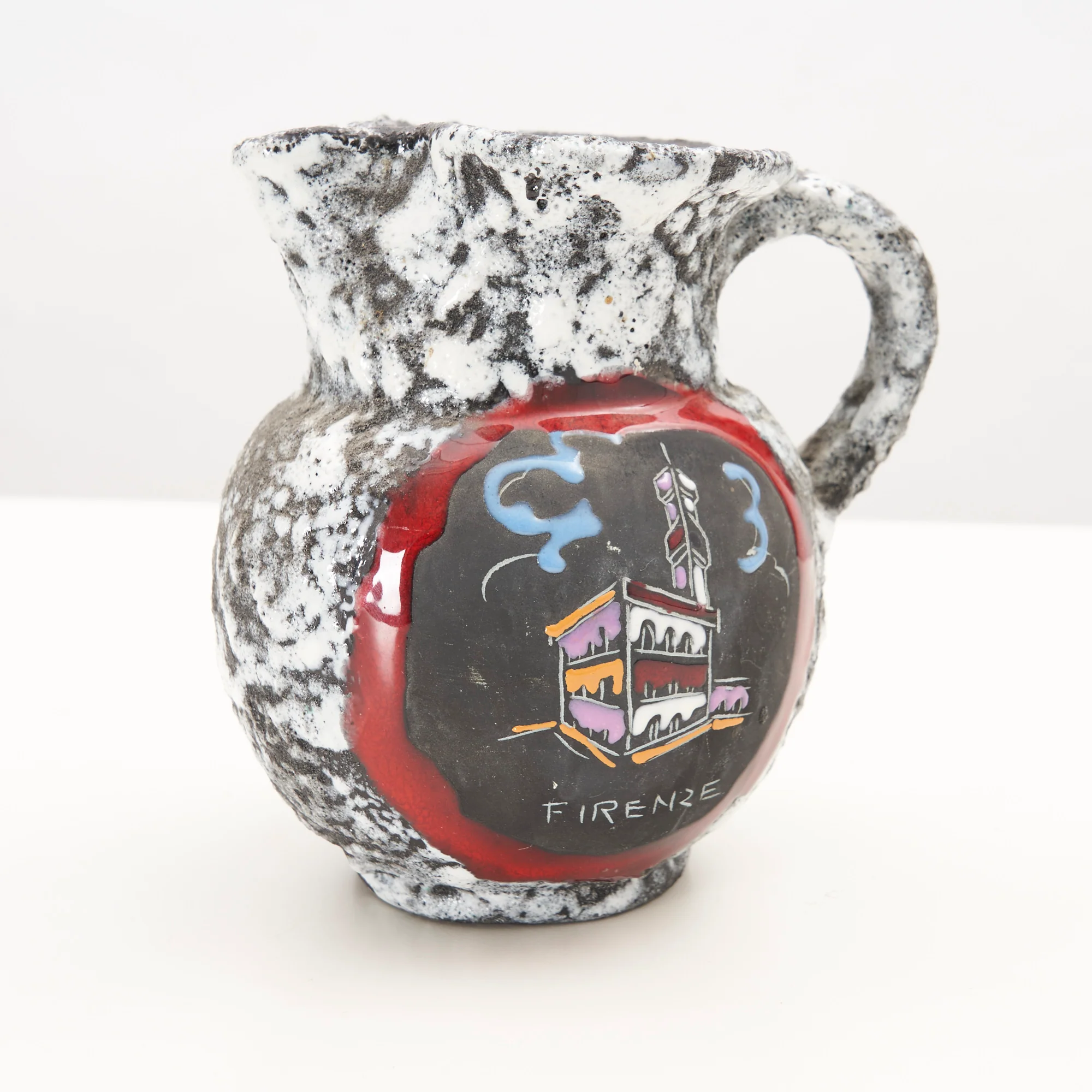 Vintage Firenze Pottery Jug - Image 3