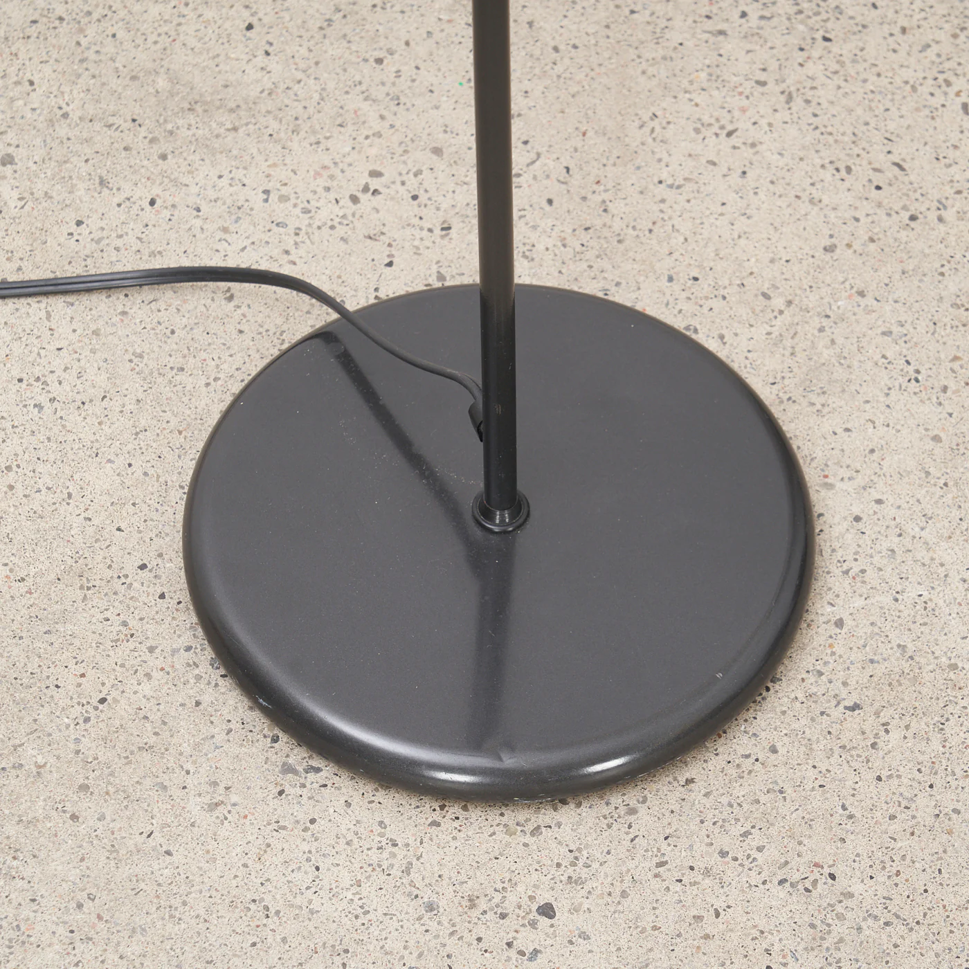 Vintage Murano Floor Lamp w/ Blue Glass Shade - Image 5